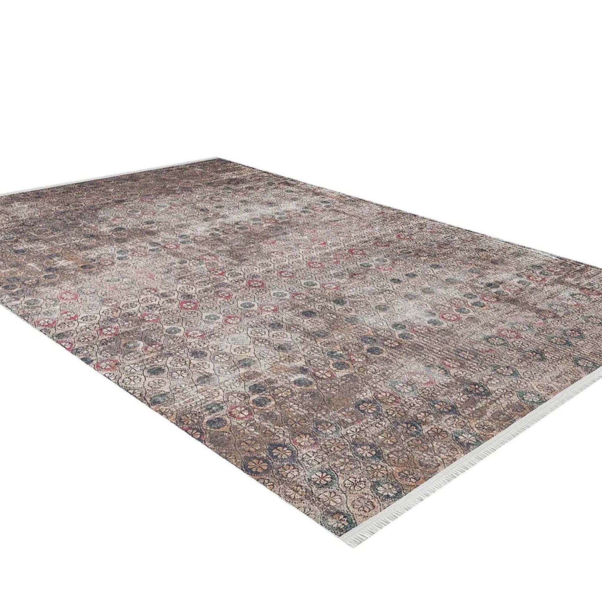 Bora Turkish Oushak Brown Rug