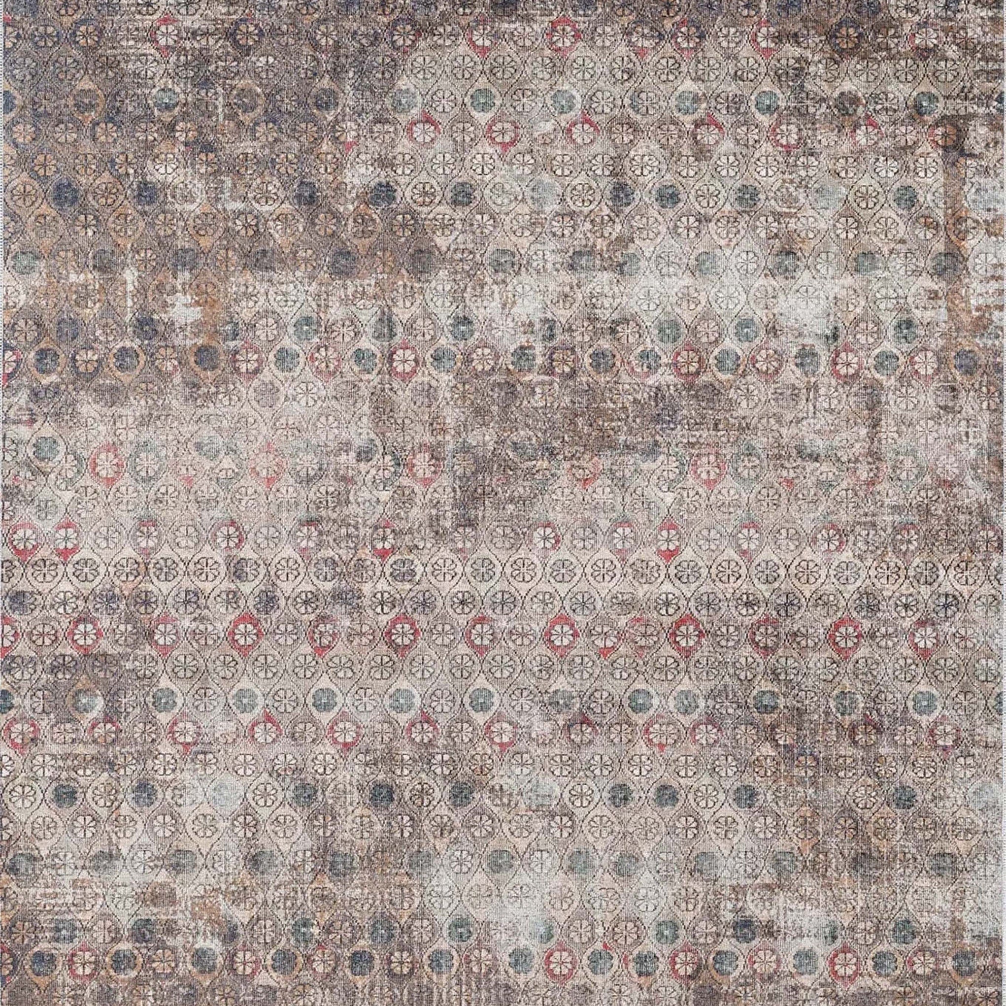 Bora Turkish Oushak Brown Rug