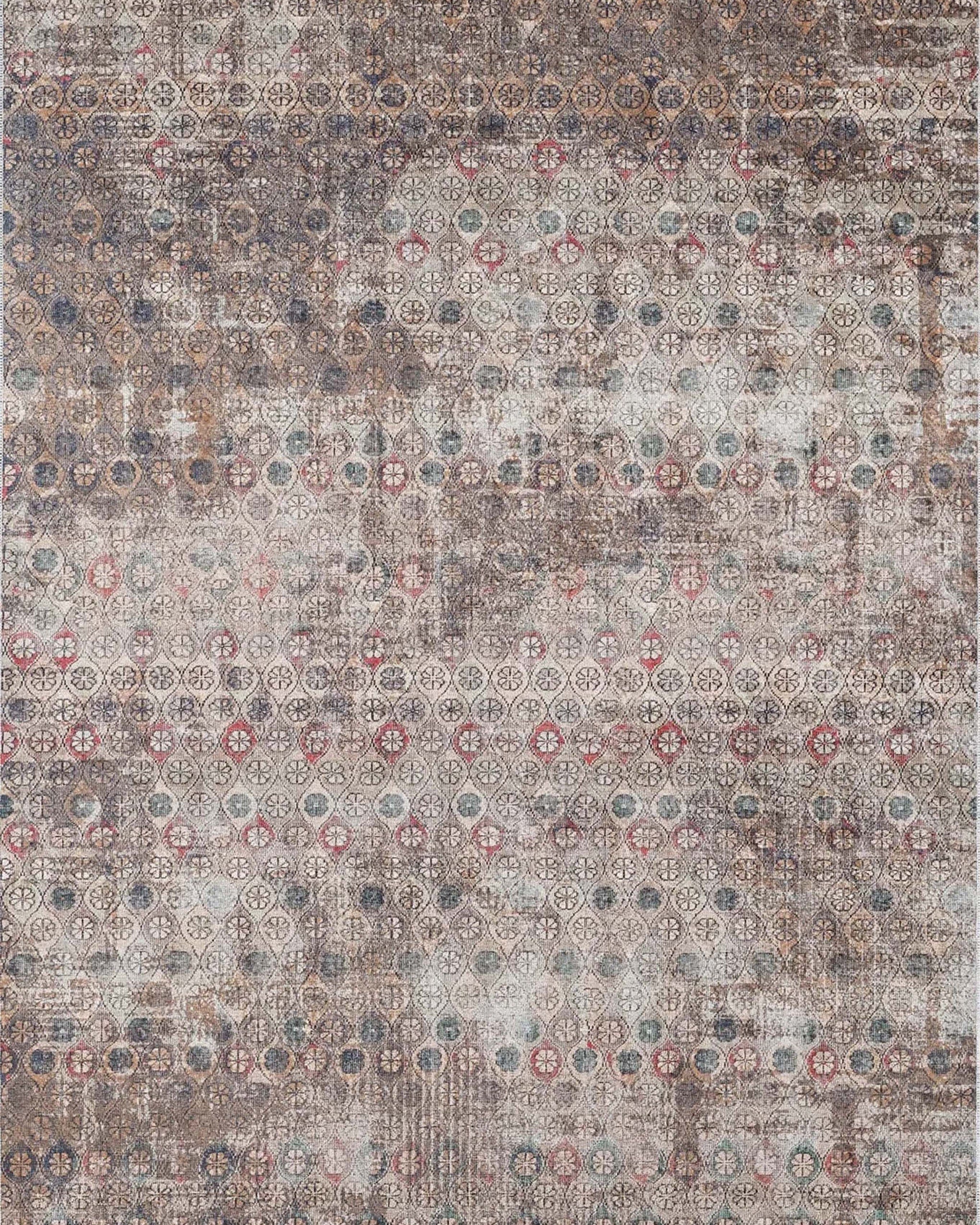 Bora Turkish Oushak Brown Rug