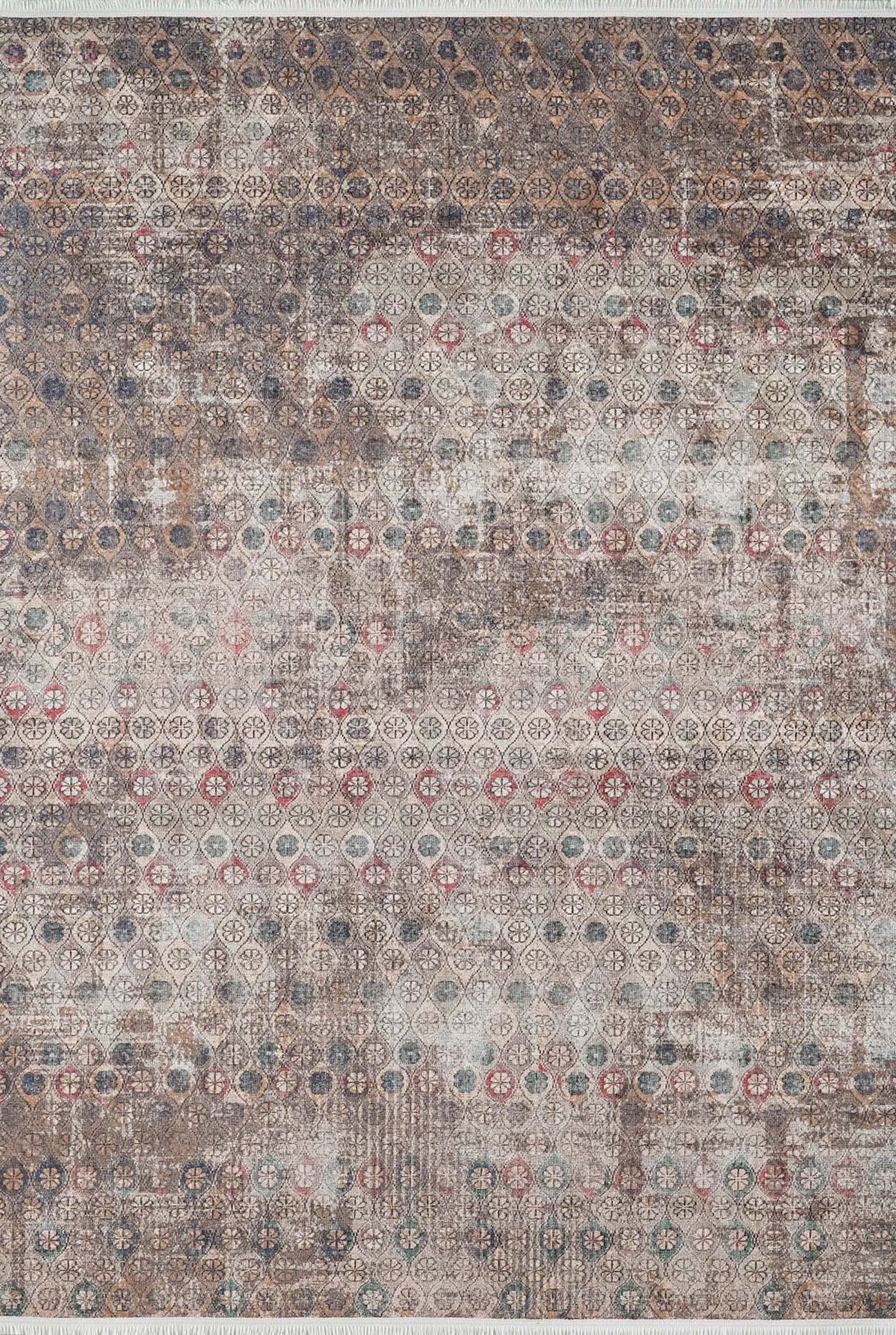 Bora Turkish Oushak Brown Rug
