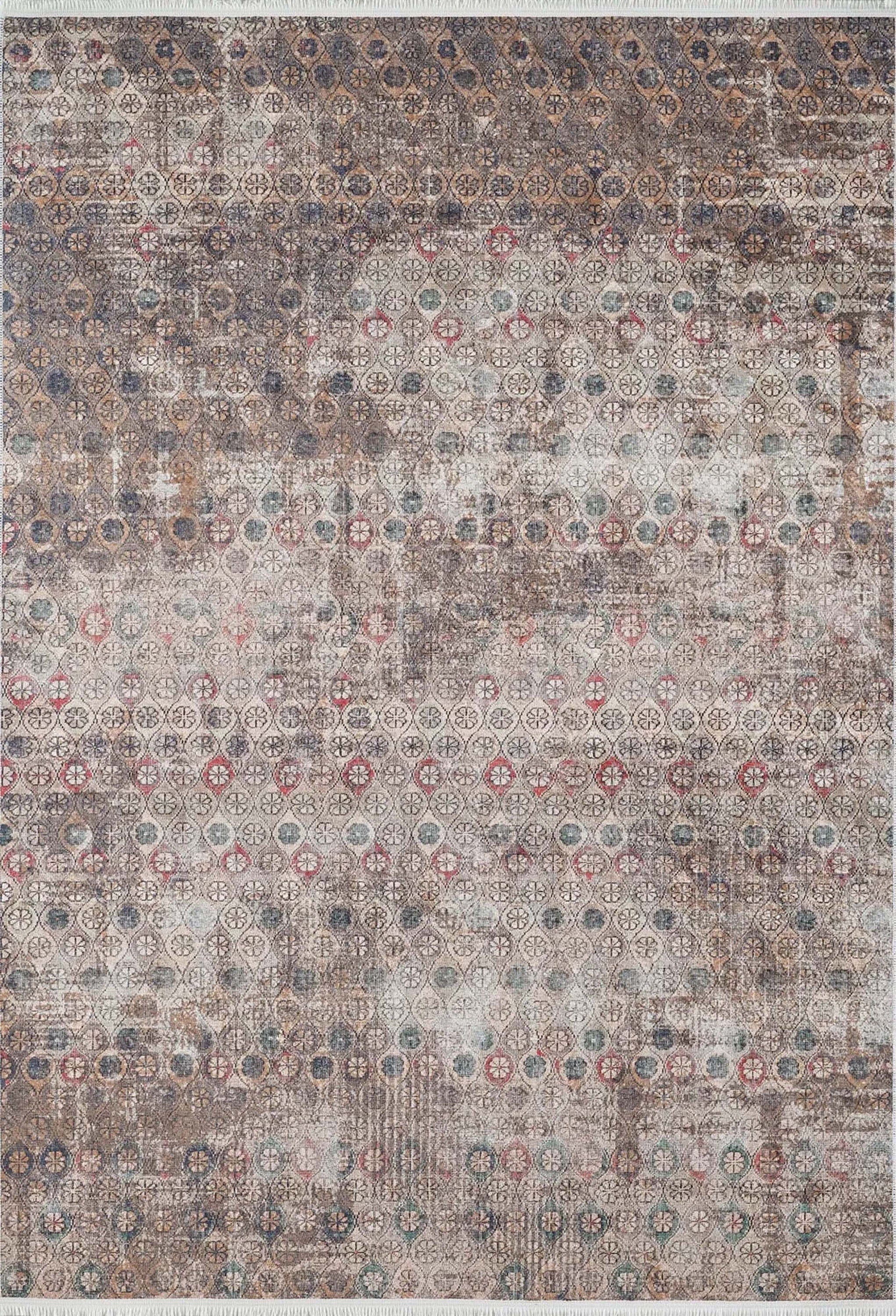 Bora Turkish Oushak Brown Rug