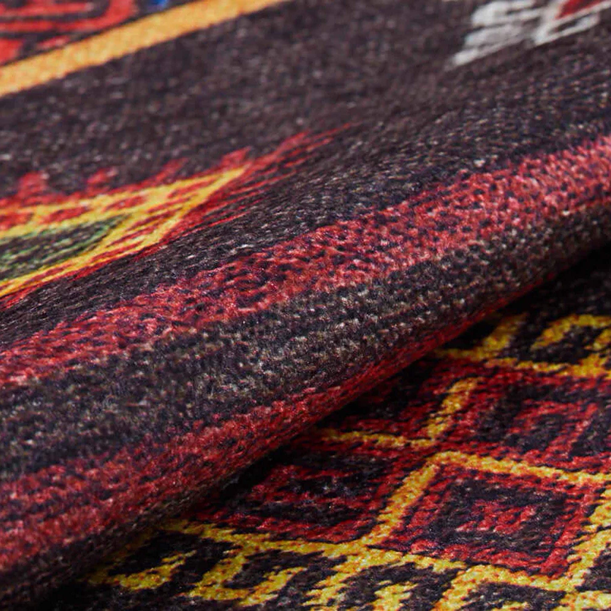 Bouni Dark Brown Turkish Kilim Rug