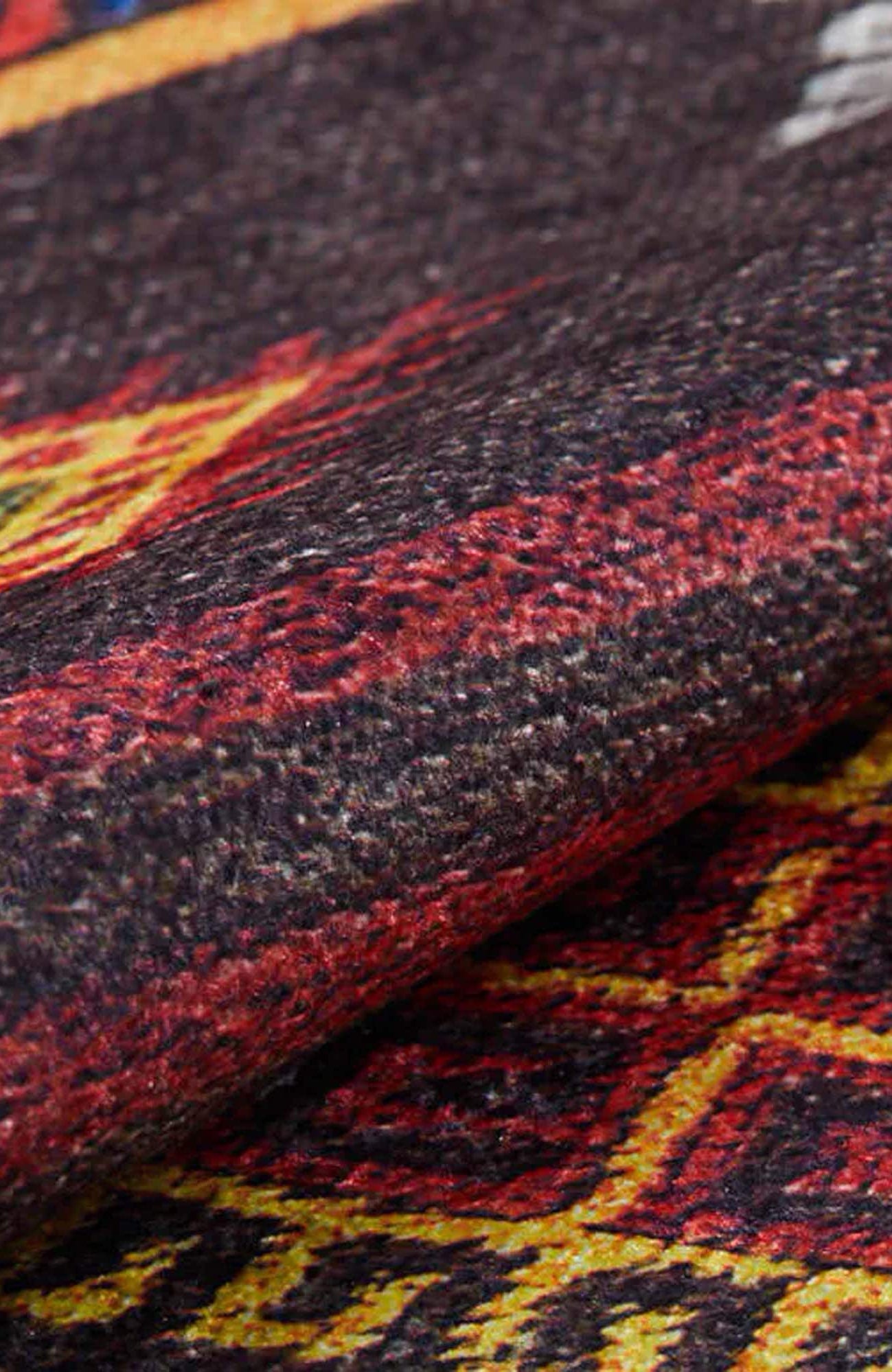 Bouni Dark Brown Turkish Kilim Rug