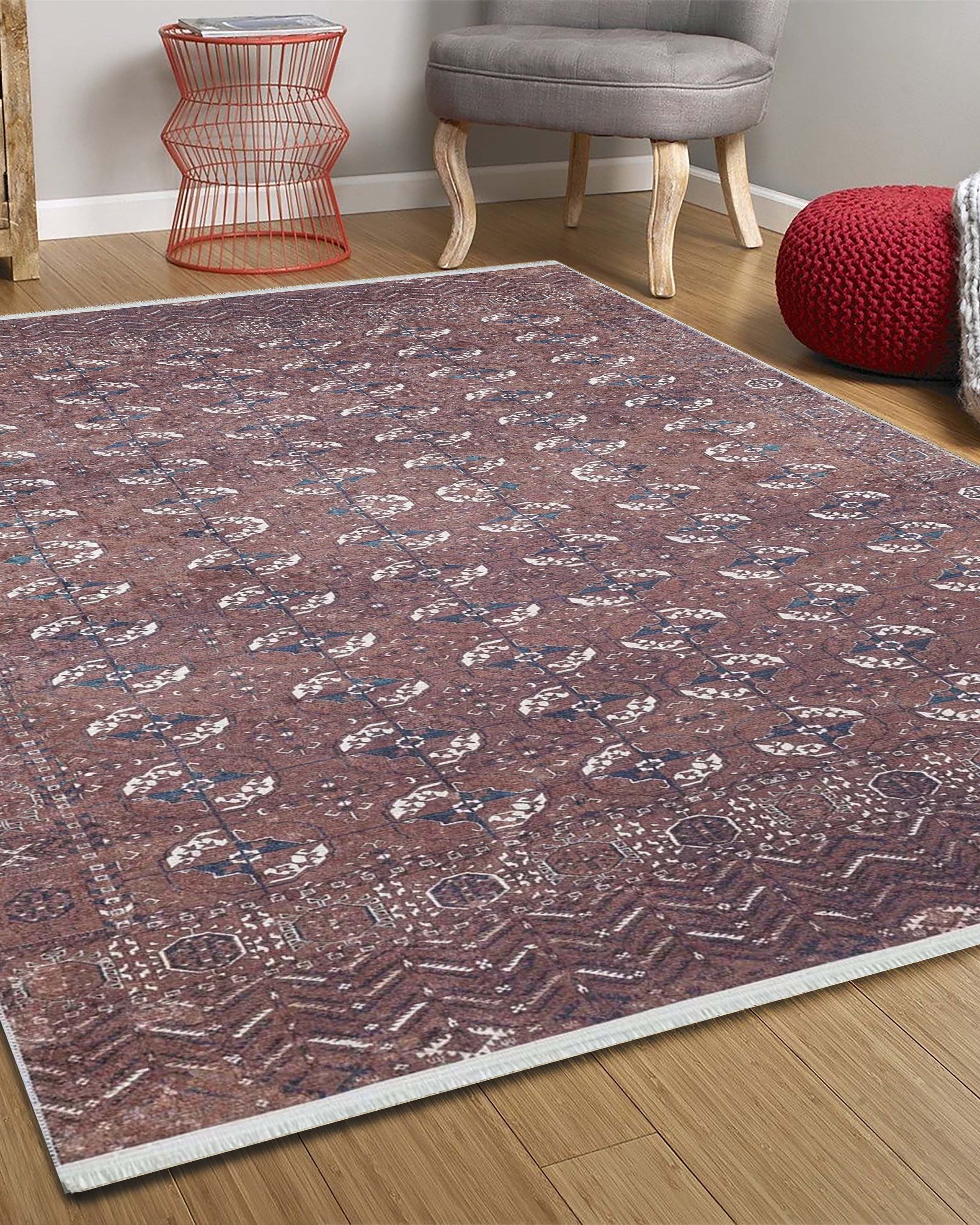 Bura Brown Bokhara Afghan Rug