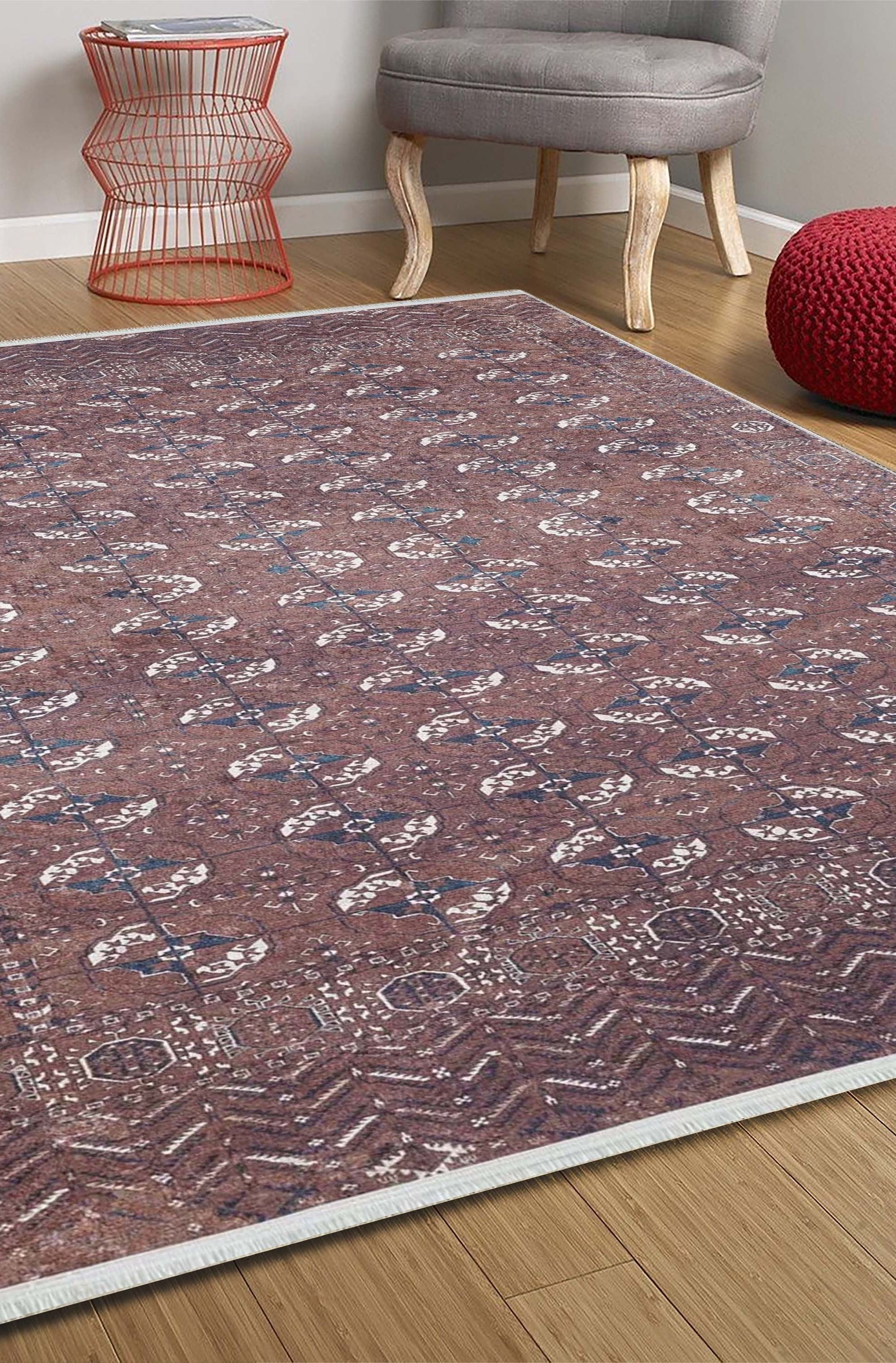 Bura Brown Bokhara Afghan Rug