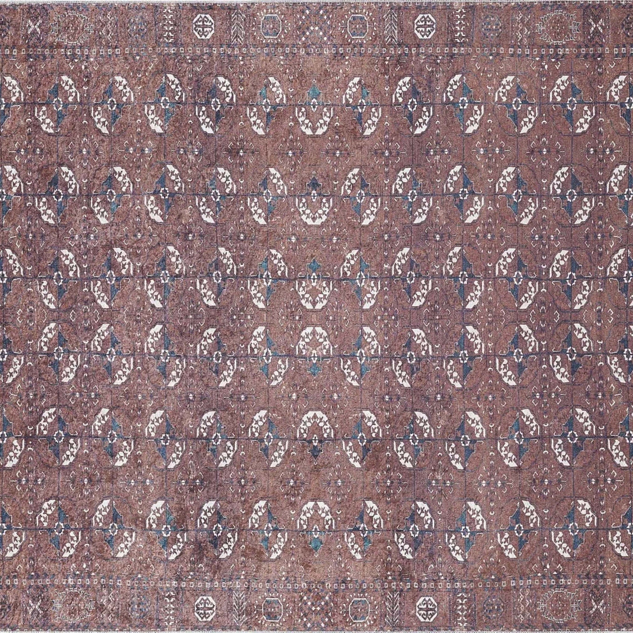 Bura Brown Bokhara Afghan Rug