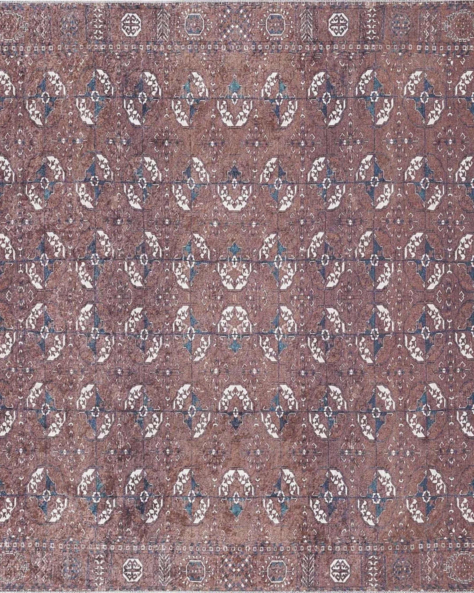 Bura Brown Bokhara Afghan Rug