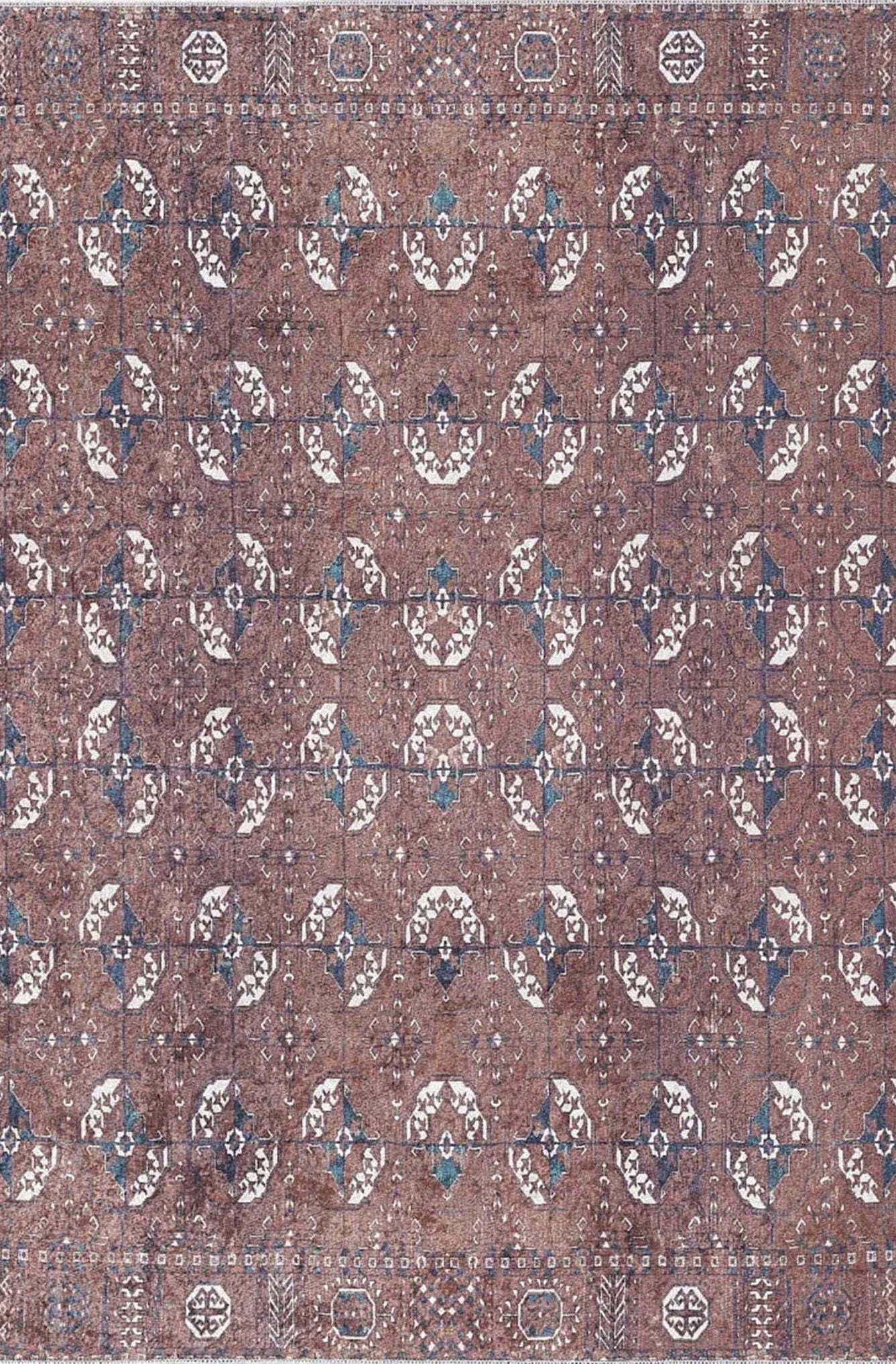 Bura Brown Bokhara Afghan Rug