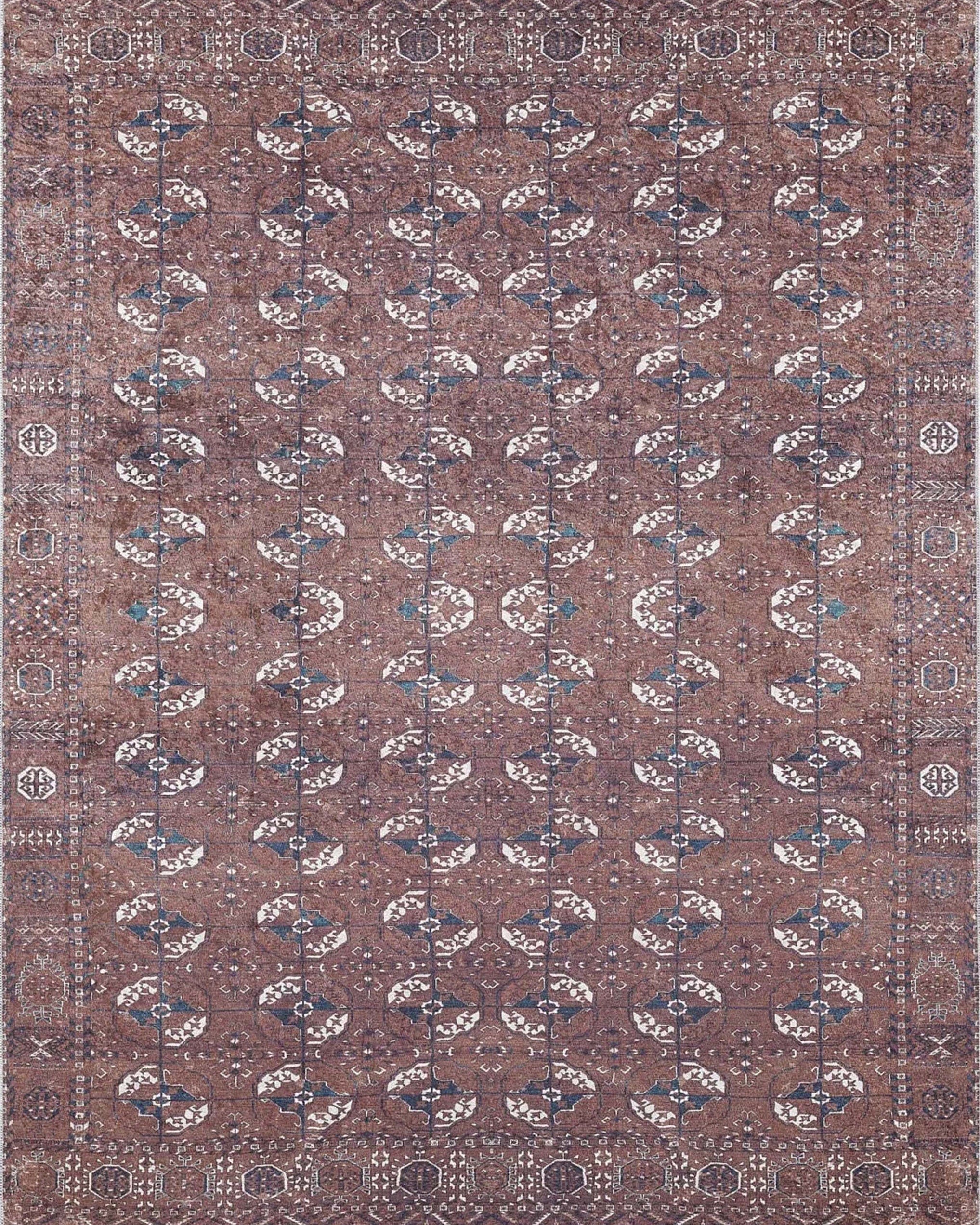 Bura Brown Bokhara Afghan Rug
