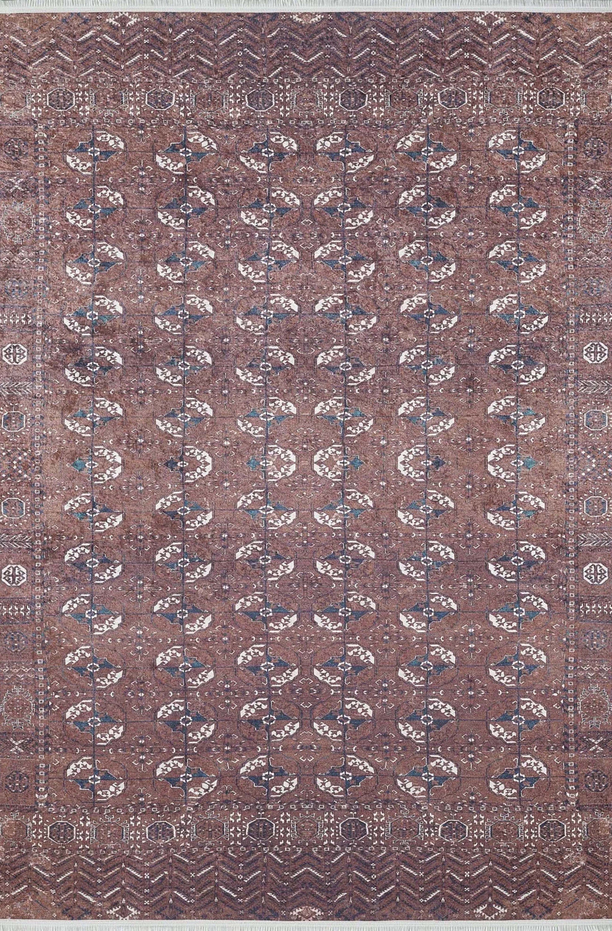 Bura Brown Bokhara Afghan Rug
