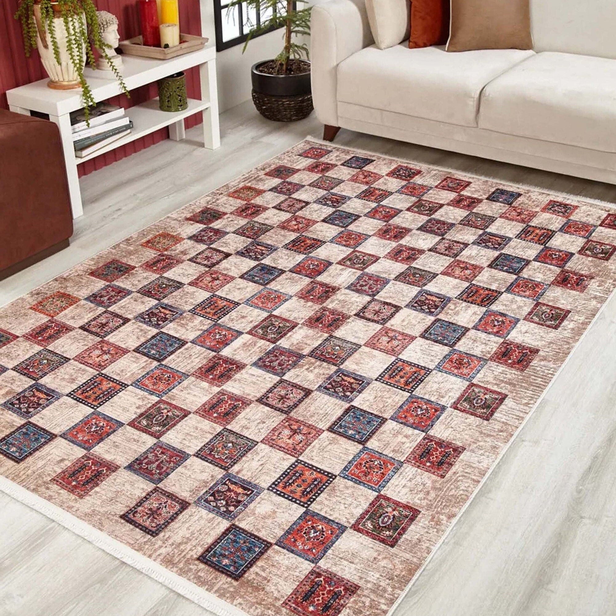 Cana Turkish Beige Blush & Gray Rug.