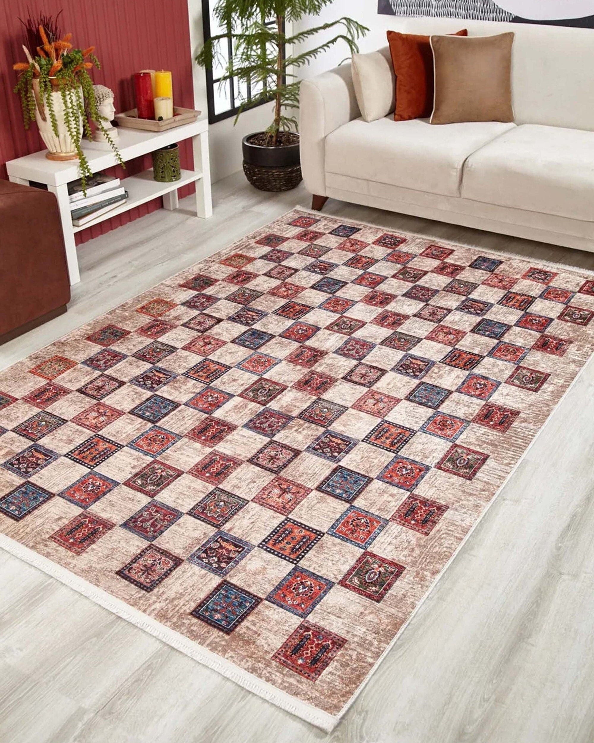 Cana Turkish Beige Blush & Gray Rug.