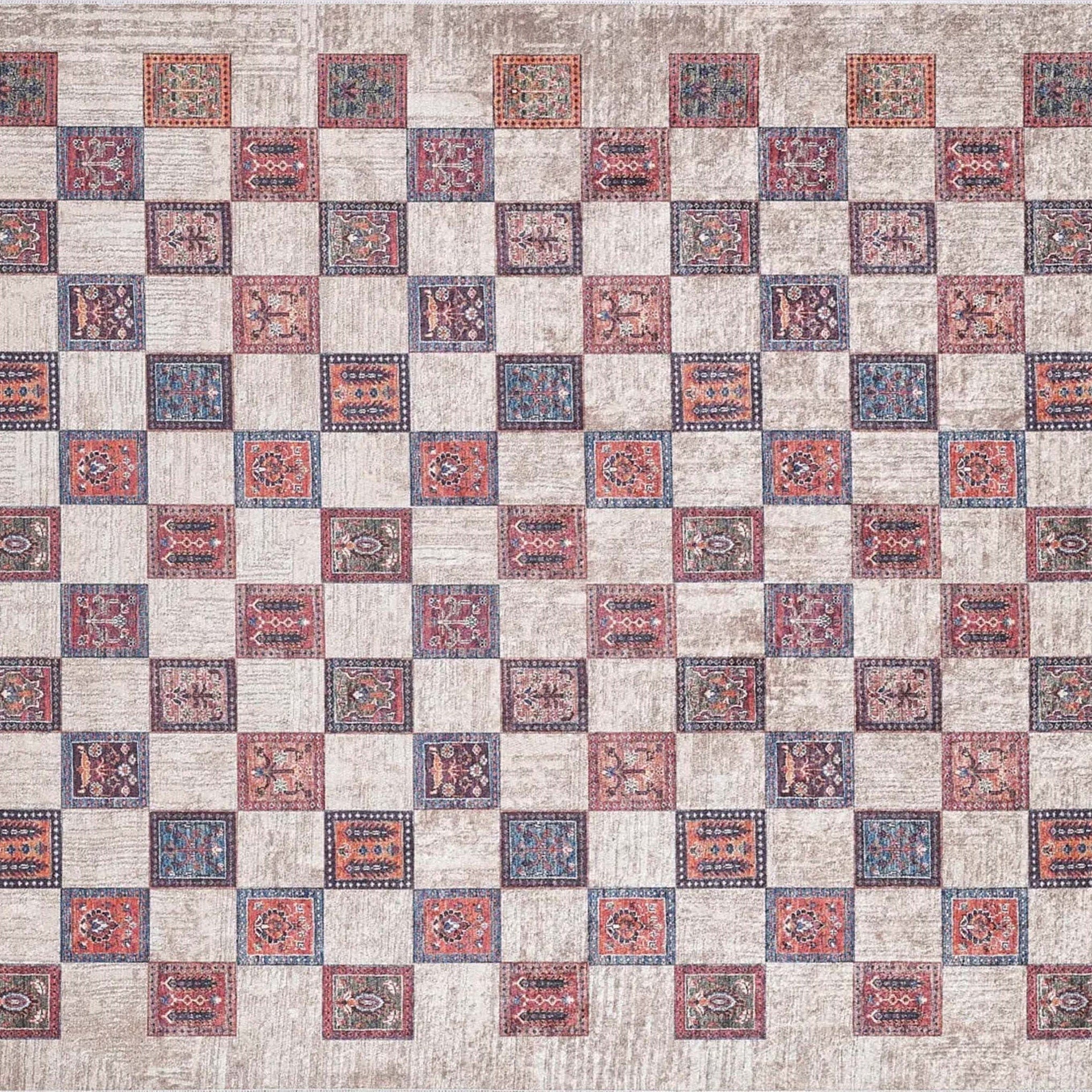 Cana Turkish Beige Blush & Gray Rug.