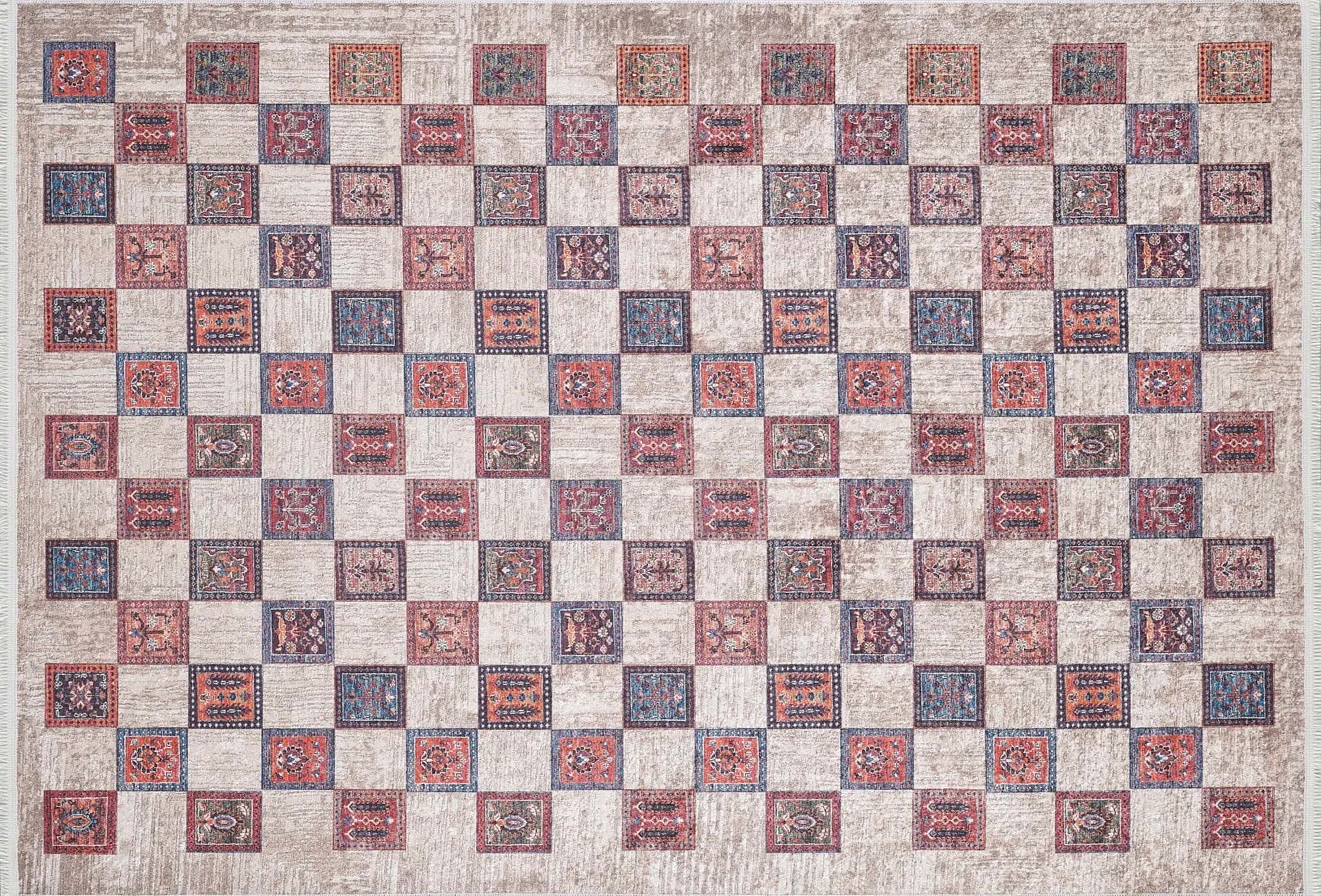 Cana Turkish Beige Blush & Gray Rug.