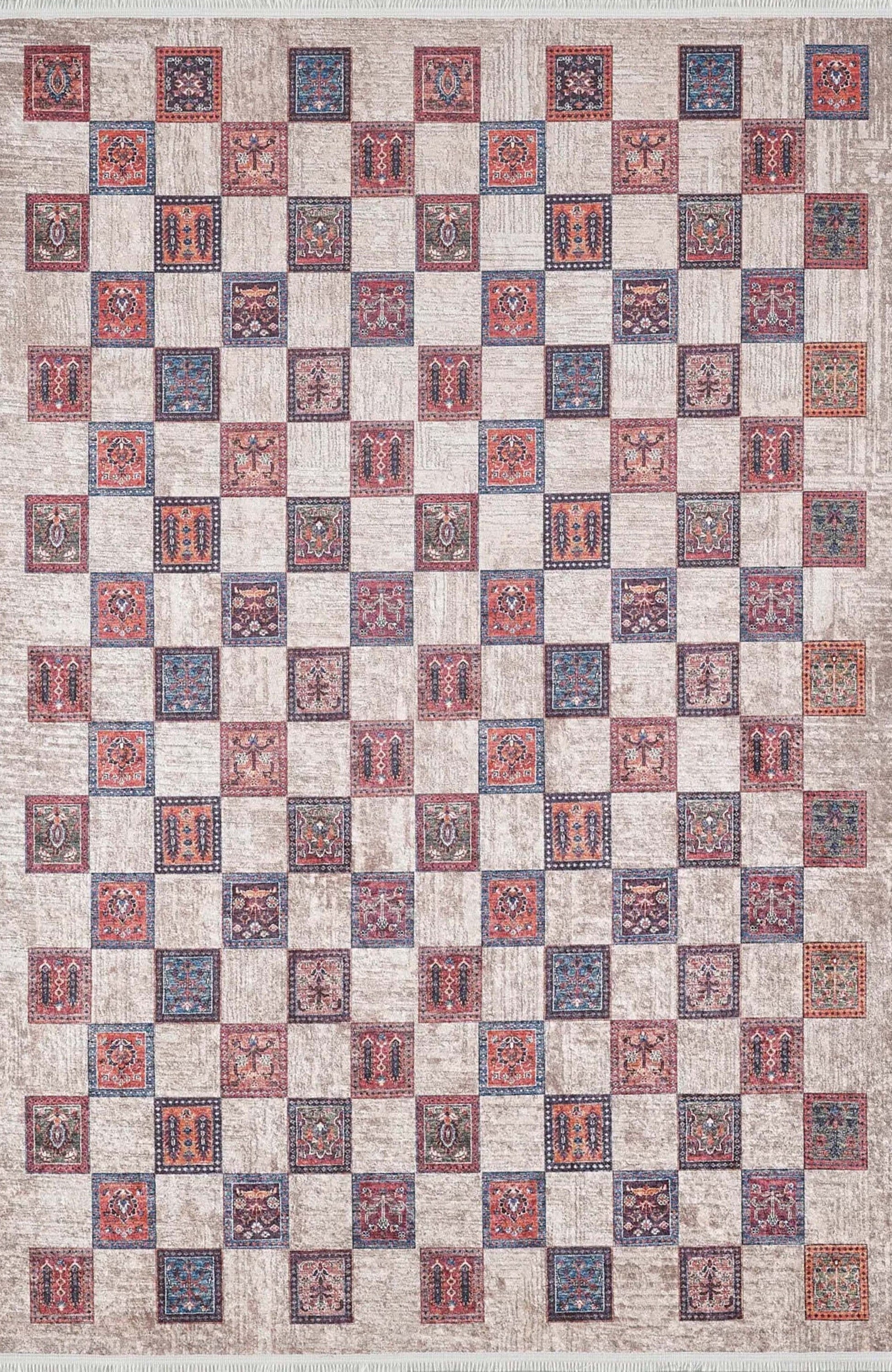 Cana Turkish Beige Blush & Gray Rug.