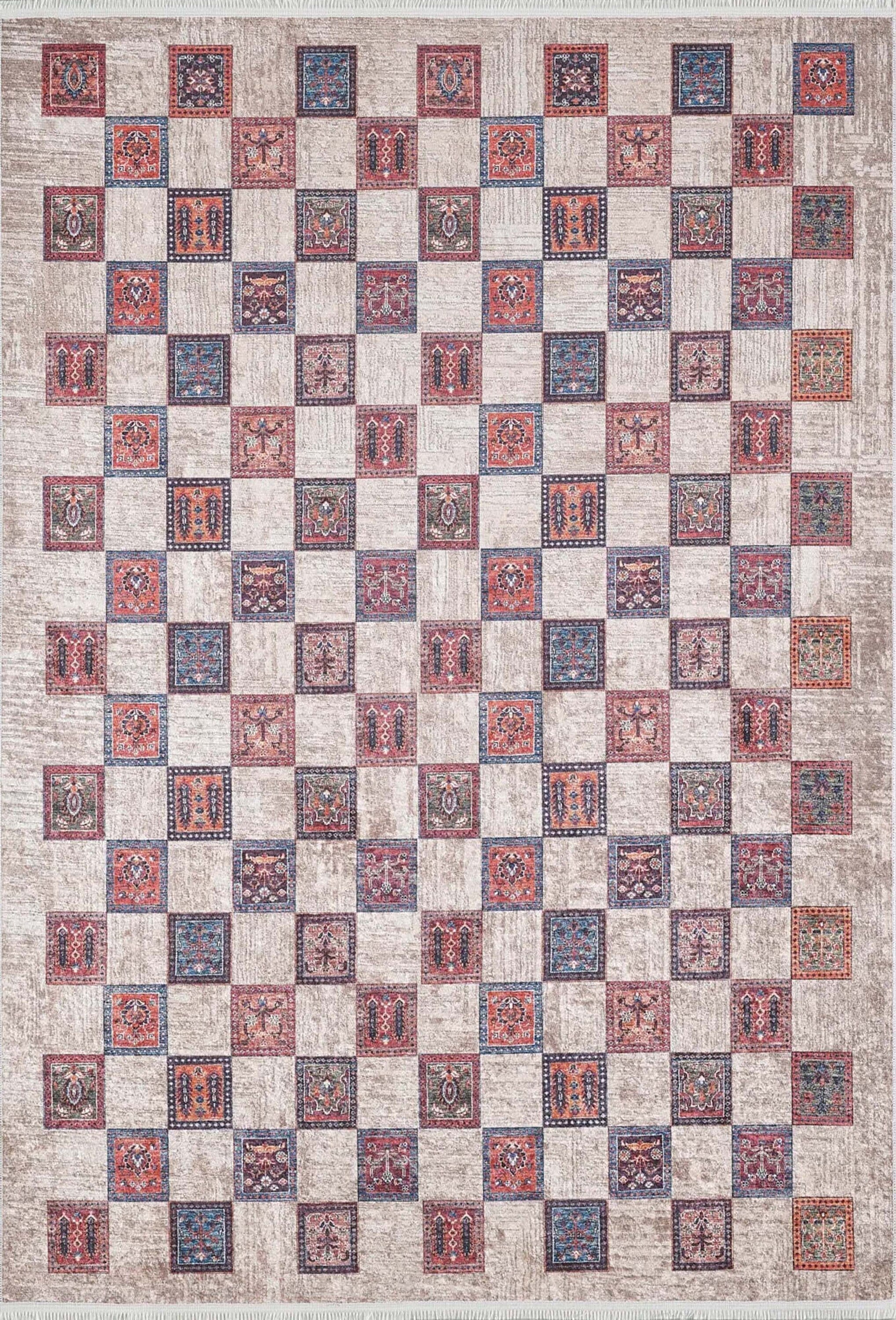 Cana Turkish Beige Blush & Gray Rug.