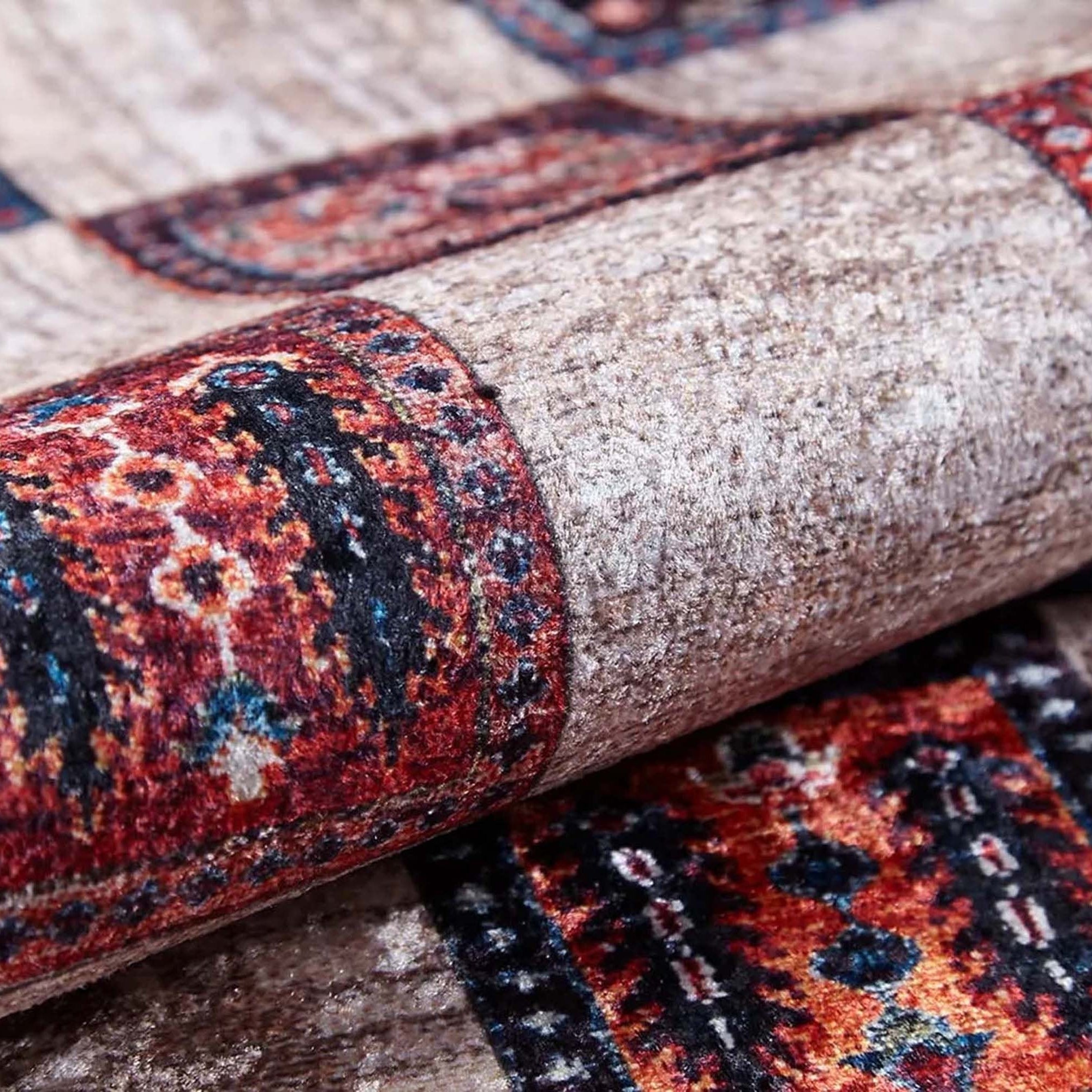 Cana Turkish Beige Blush & Gray Rug.