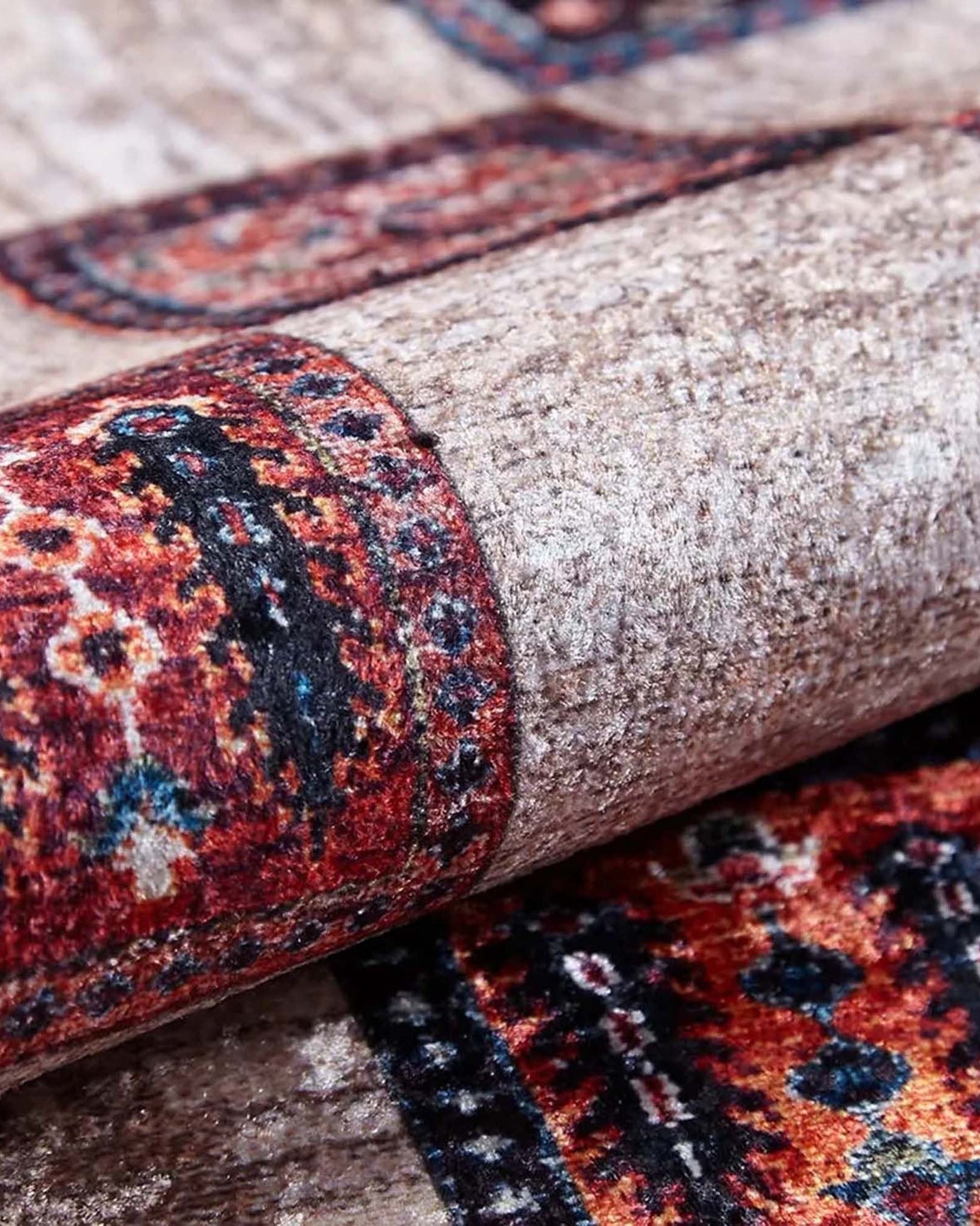 Cana Turkish Beige Blush & Gray Rug.