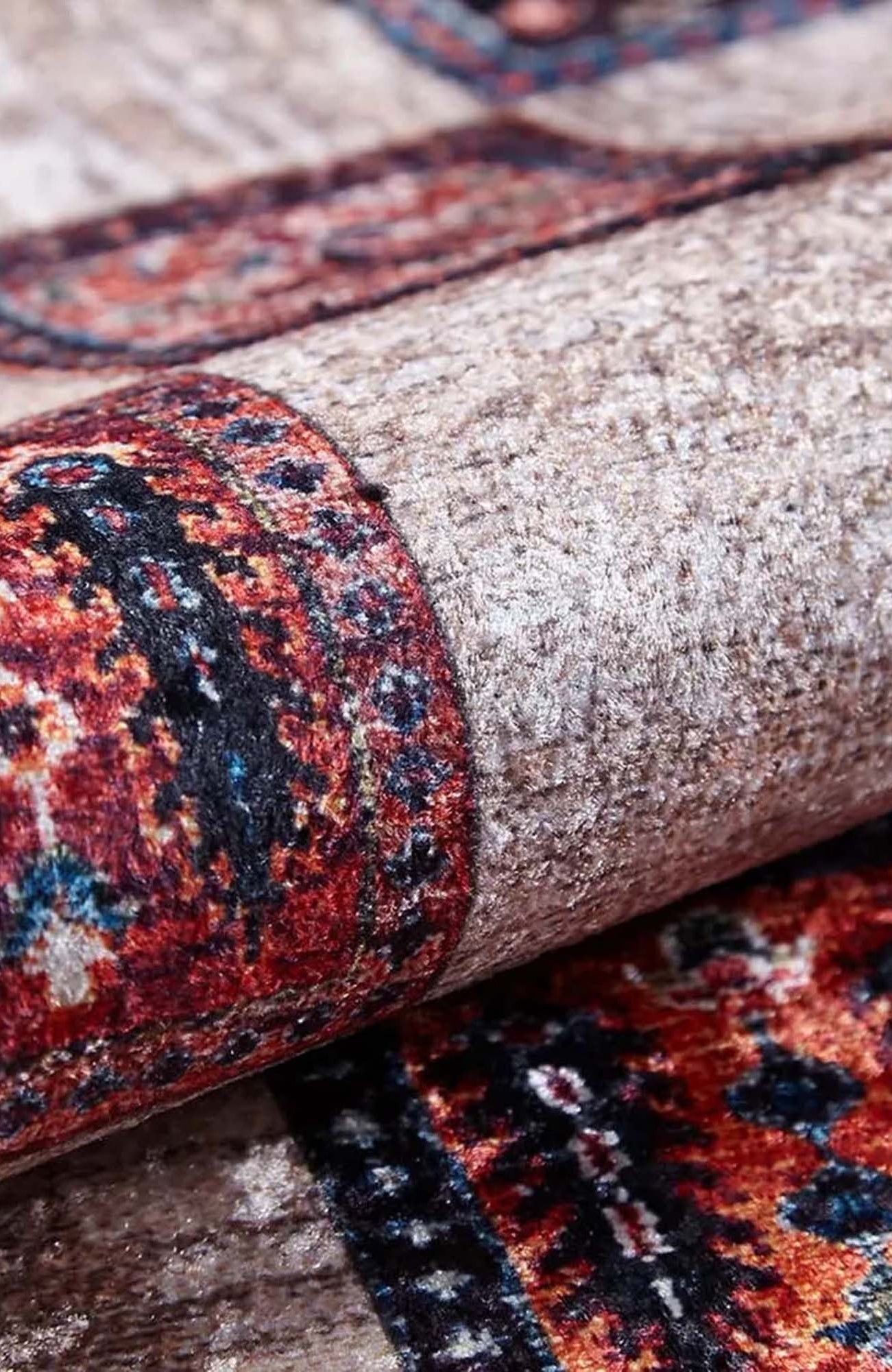 Cana Turkish Beige Blush & Gray Rug.