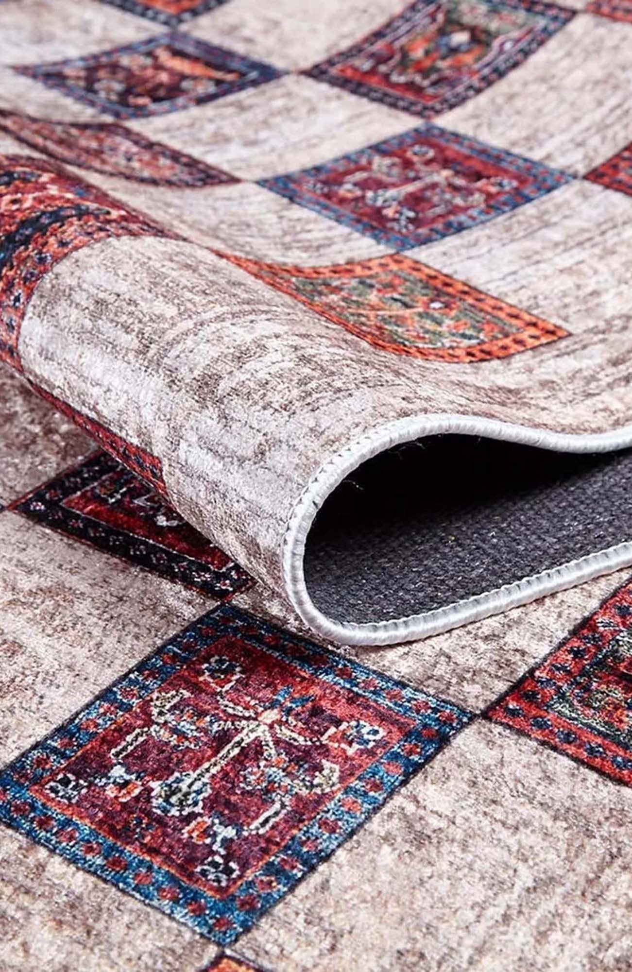 Cana Turkish Beige Blush & Gray Rug.