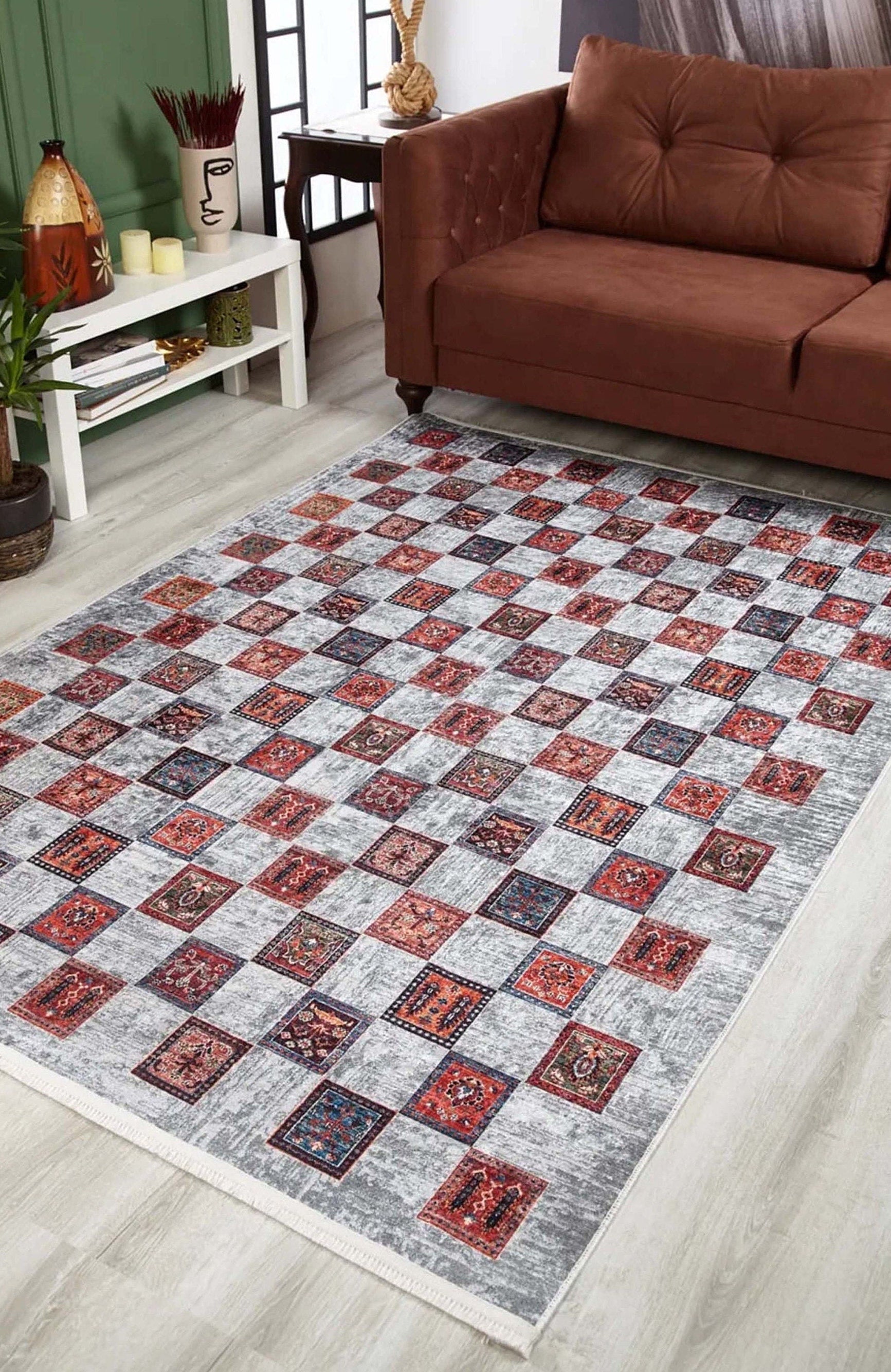 Cana Turkish Beige Blush & Gray Rug.