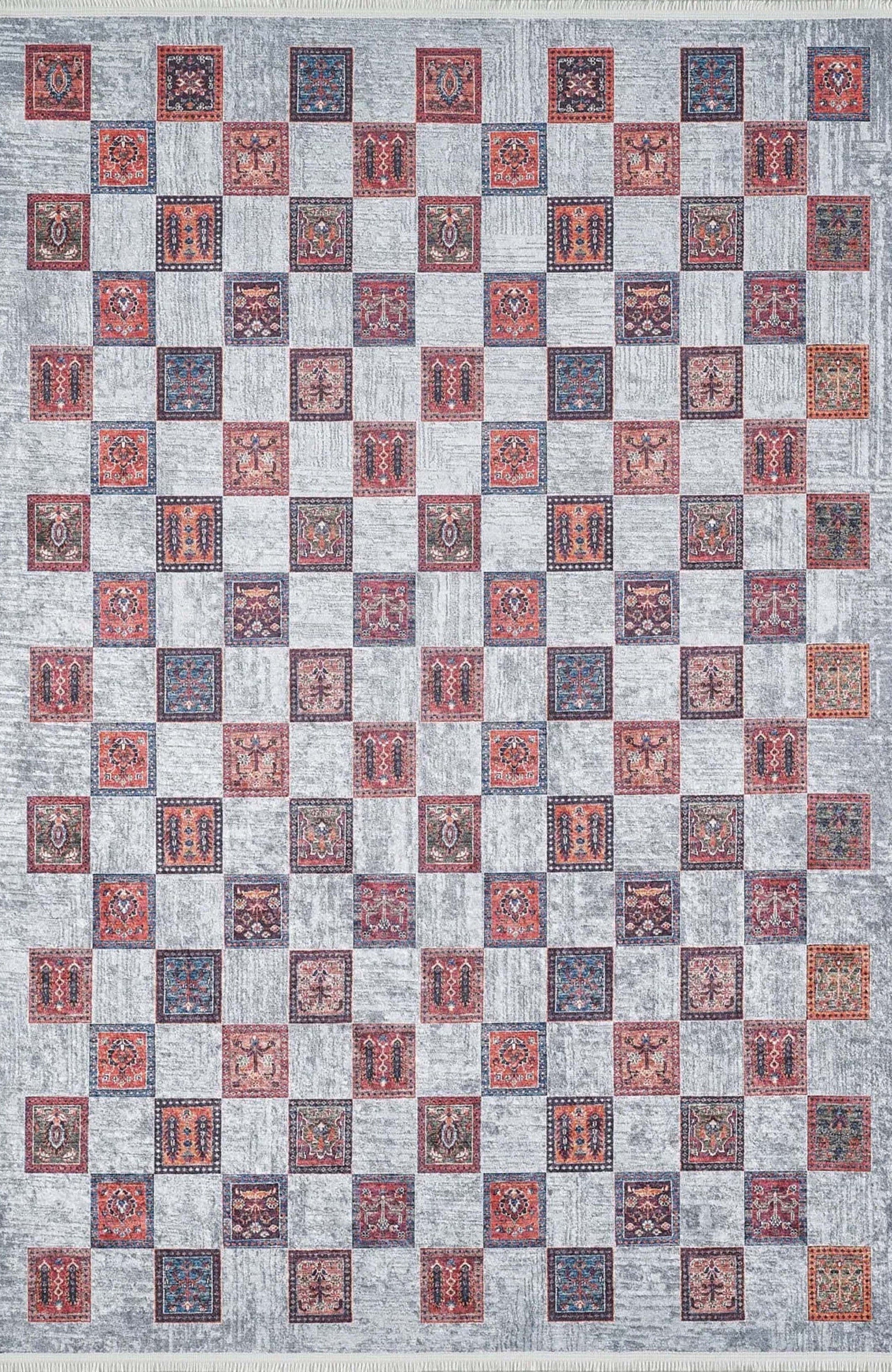 Cana Turkish Beige Blush & Gray Rug.