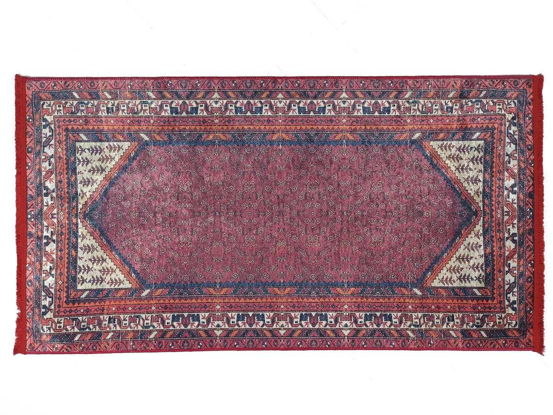 Cheka Turkish Red Beige Runner