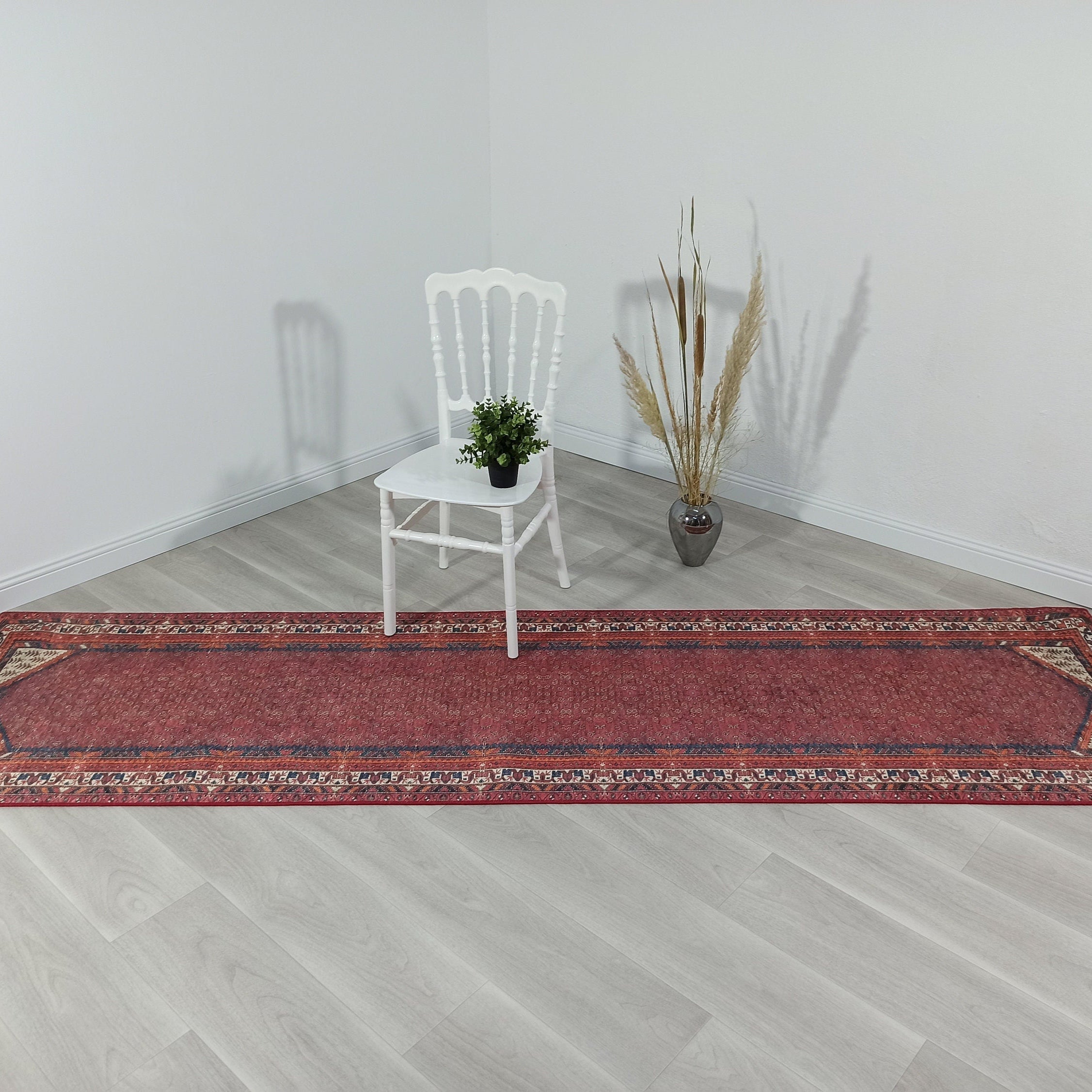 Cheka Turkish Red Beige Runner