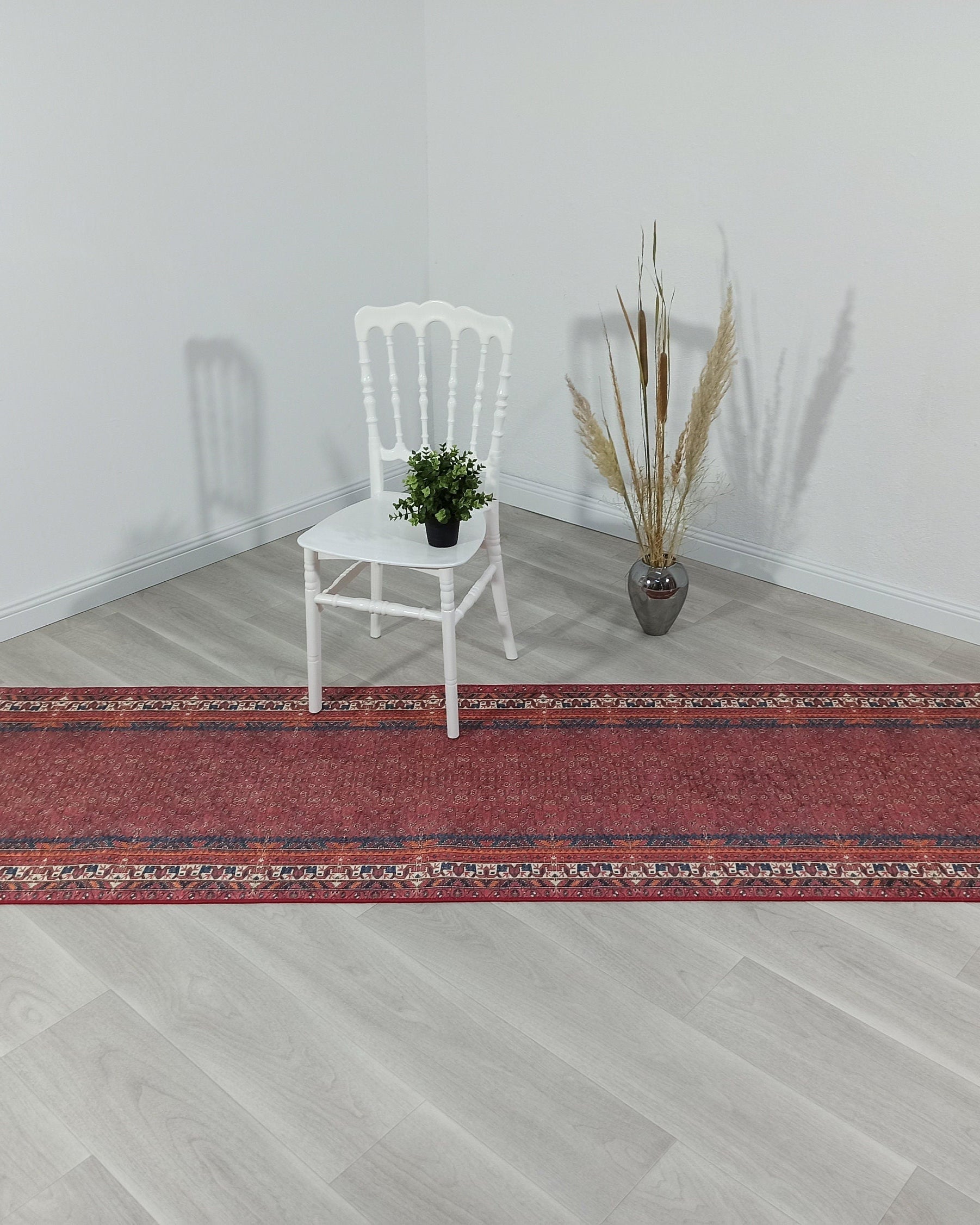 Cheka Turkish Red Beige Runner