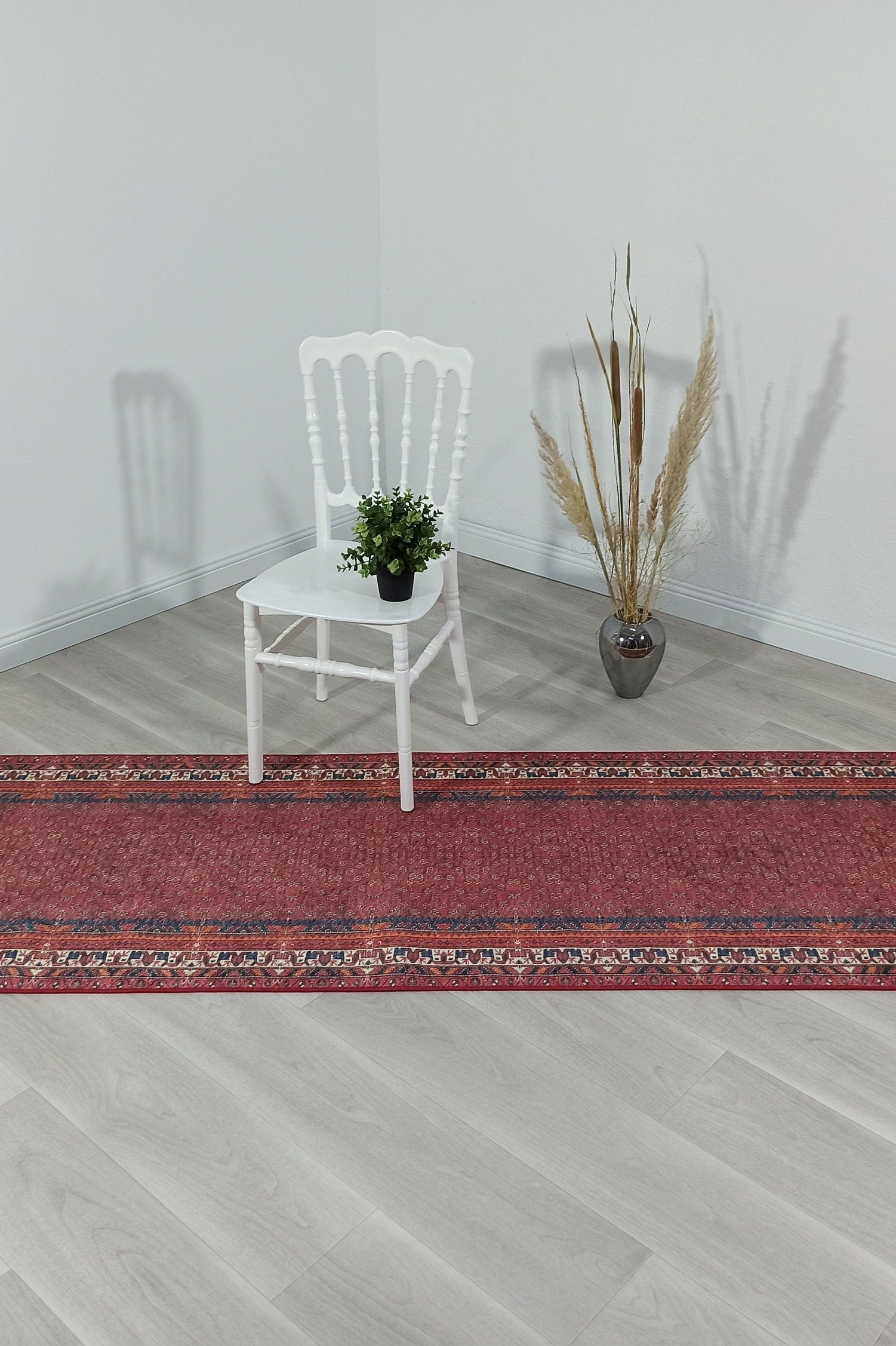 Cheka Turkish Red Beige Runner