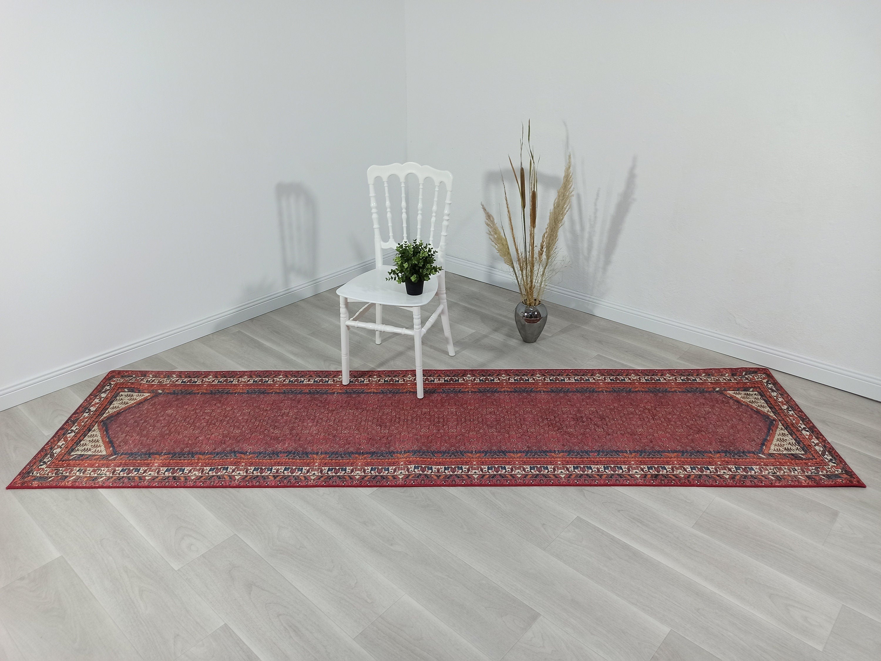 Cheka Turkish Red Beige Runner