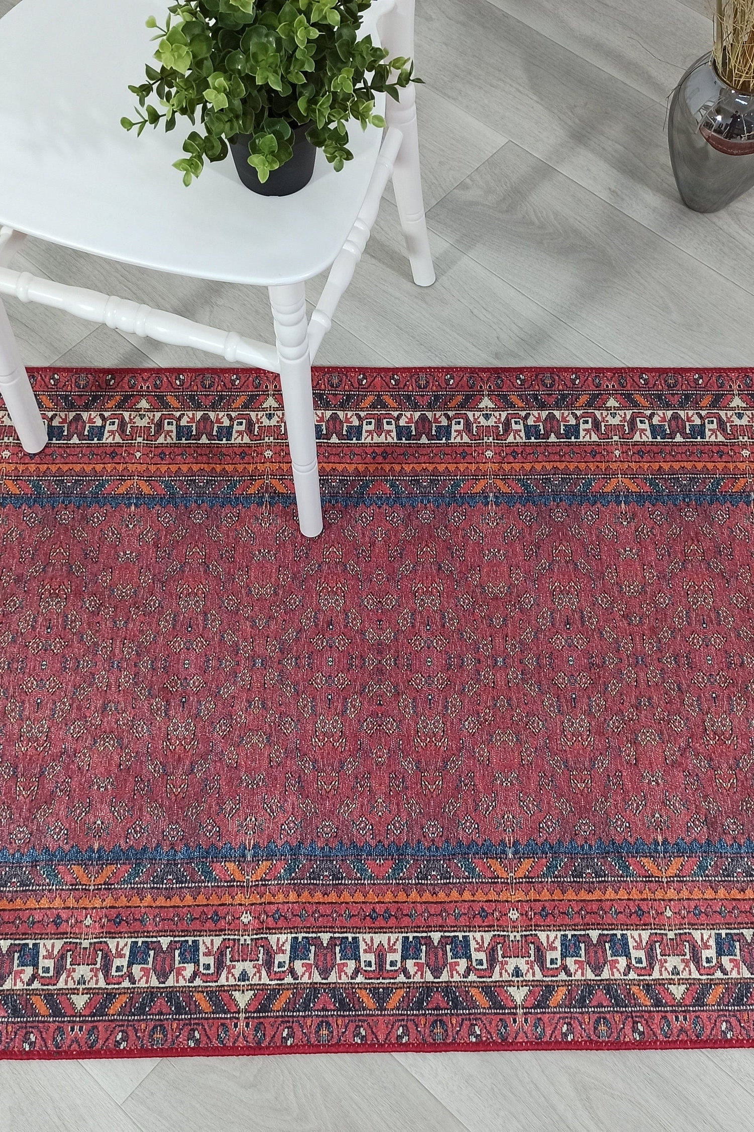 Cheka Turkish Red Beige Runner