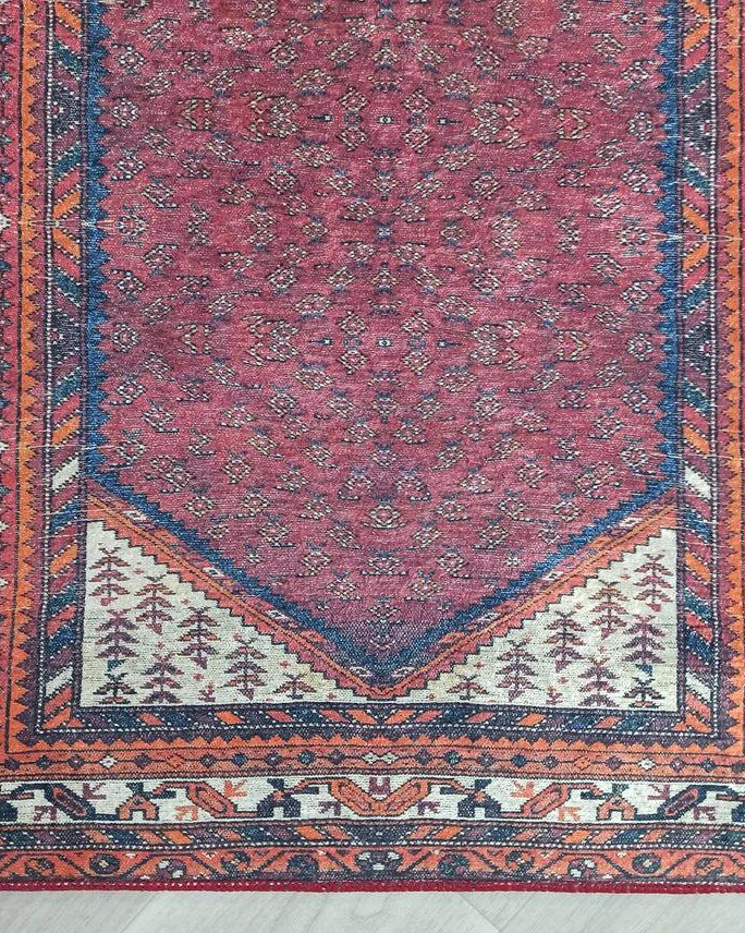 Cheka Turkish Red Beige Runner