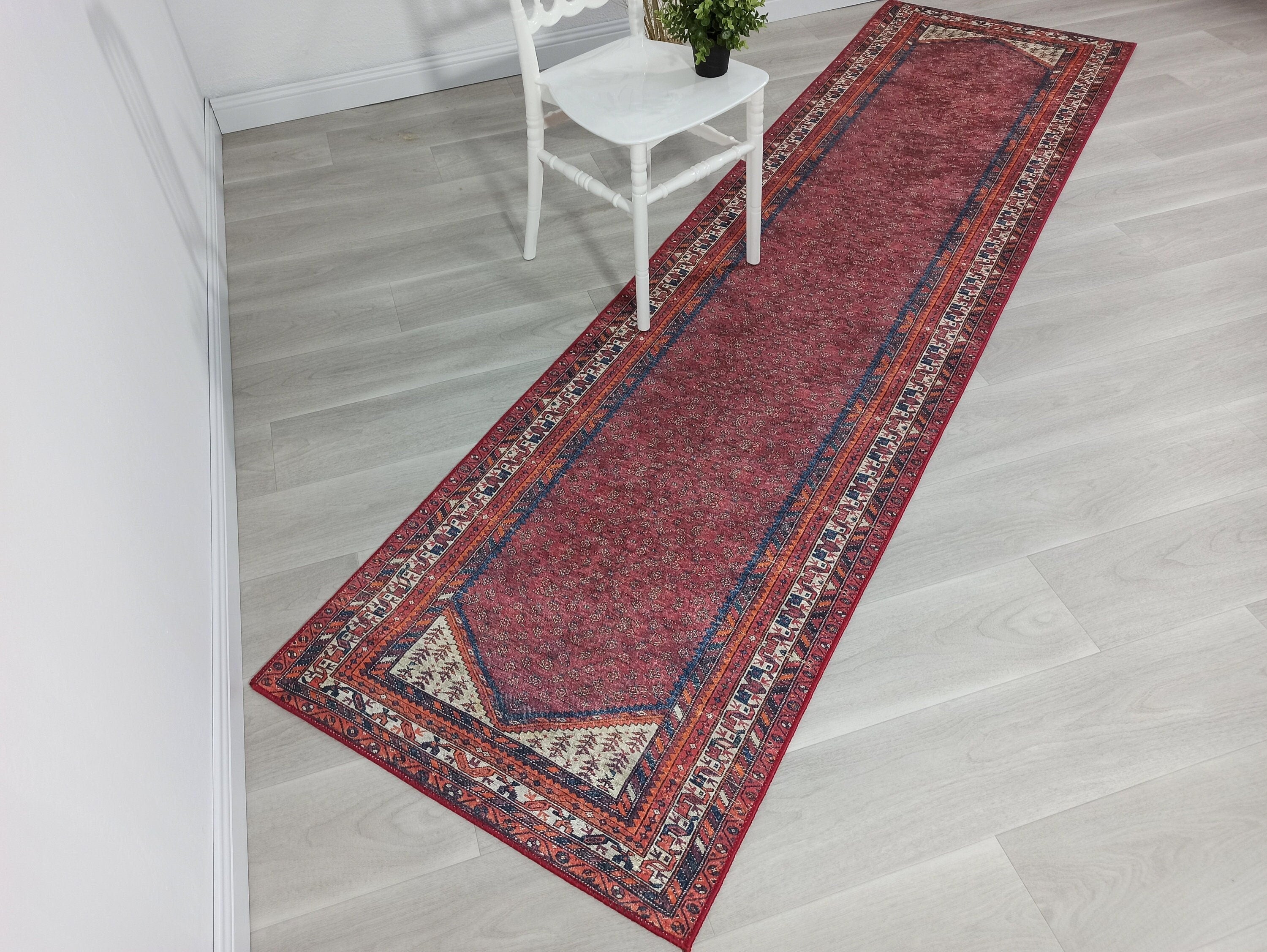 Cheka Turkish Red Beige Runner