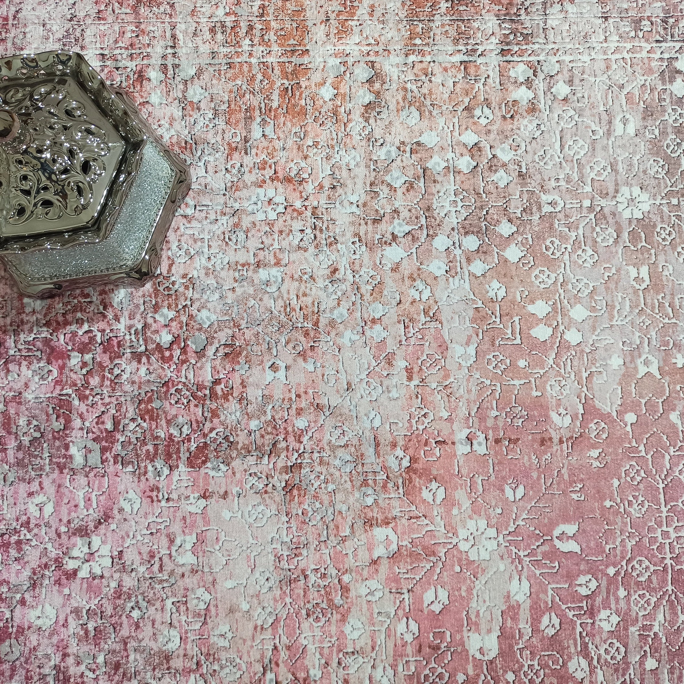 Chloé Rug Turkish Blush Beige Pink White Rug