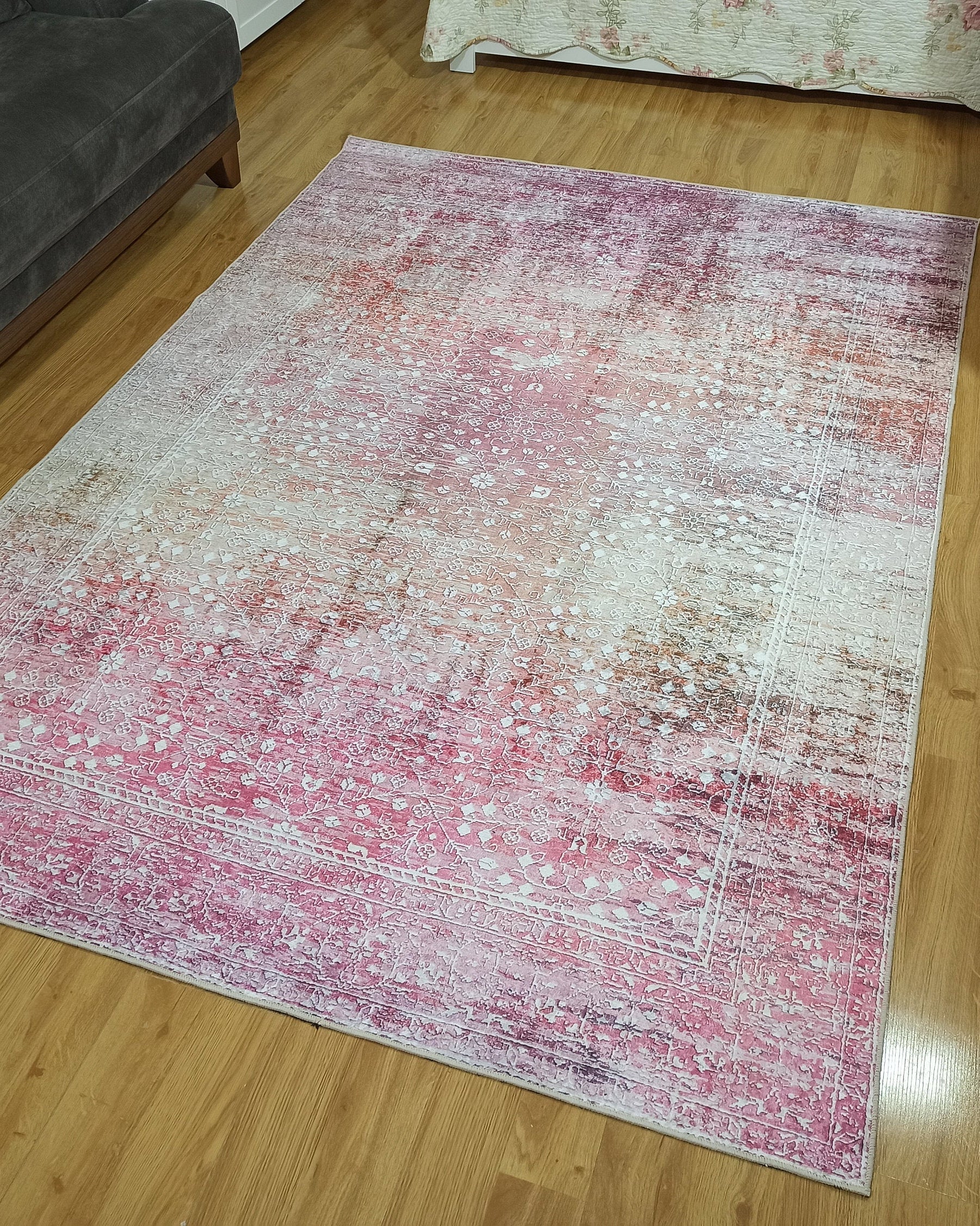 Chloé Rug Turkish Blush Beige Pink White Rug