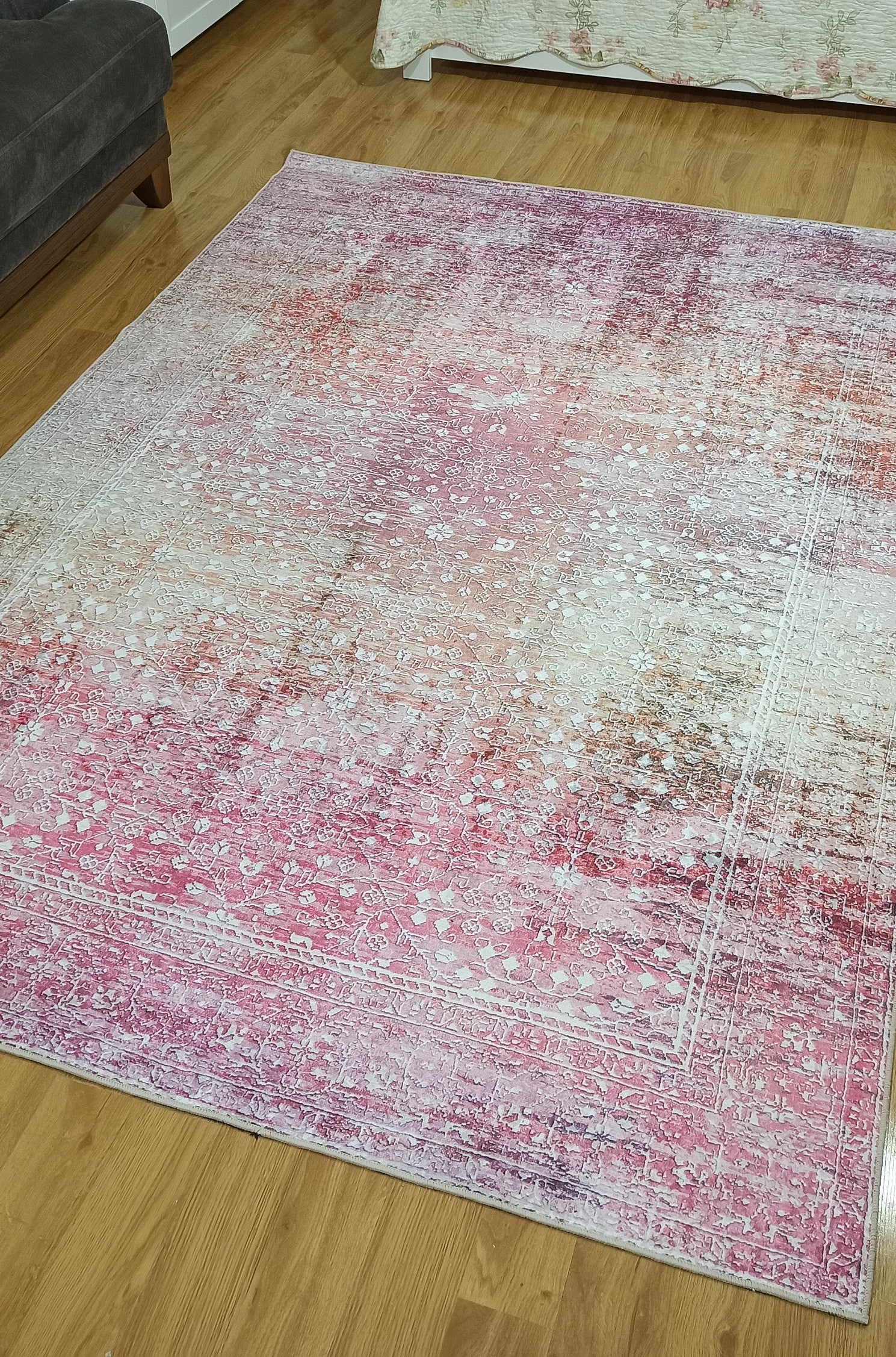 Chloé Rug Turkish Blush Beige Pink White Rug