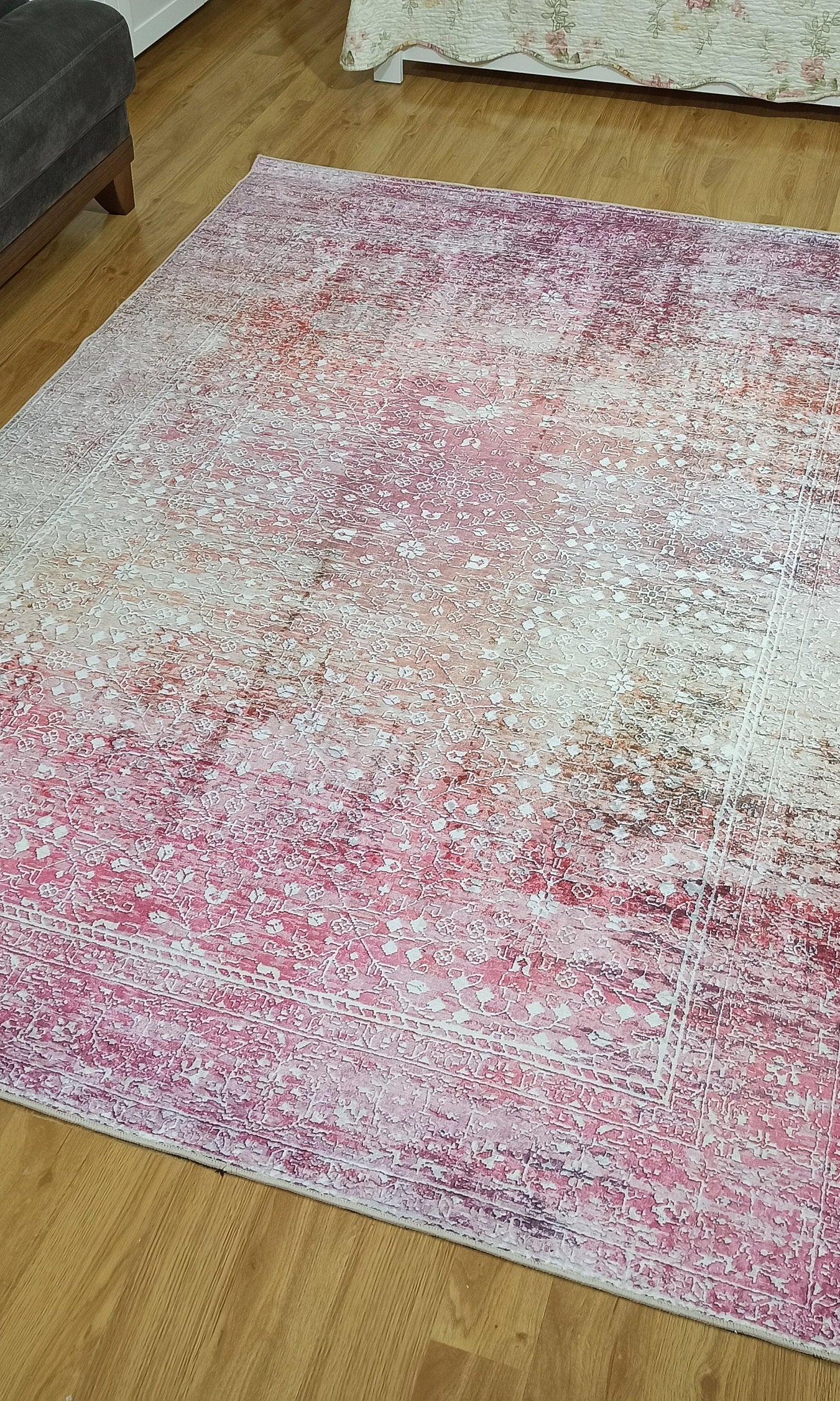 Chloé Rug Turkish Blush Beige Pink White Rug