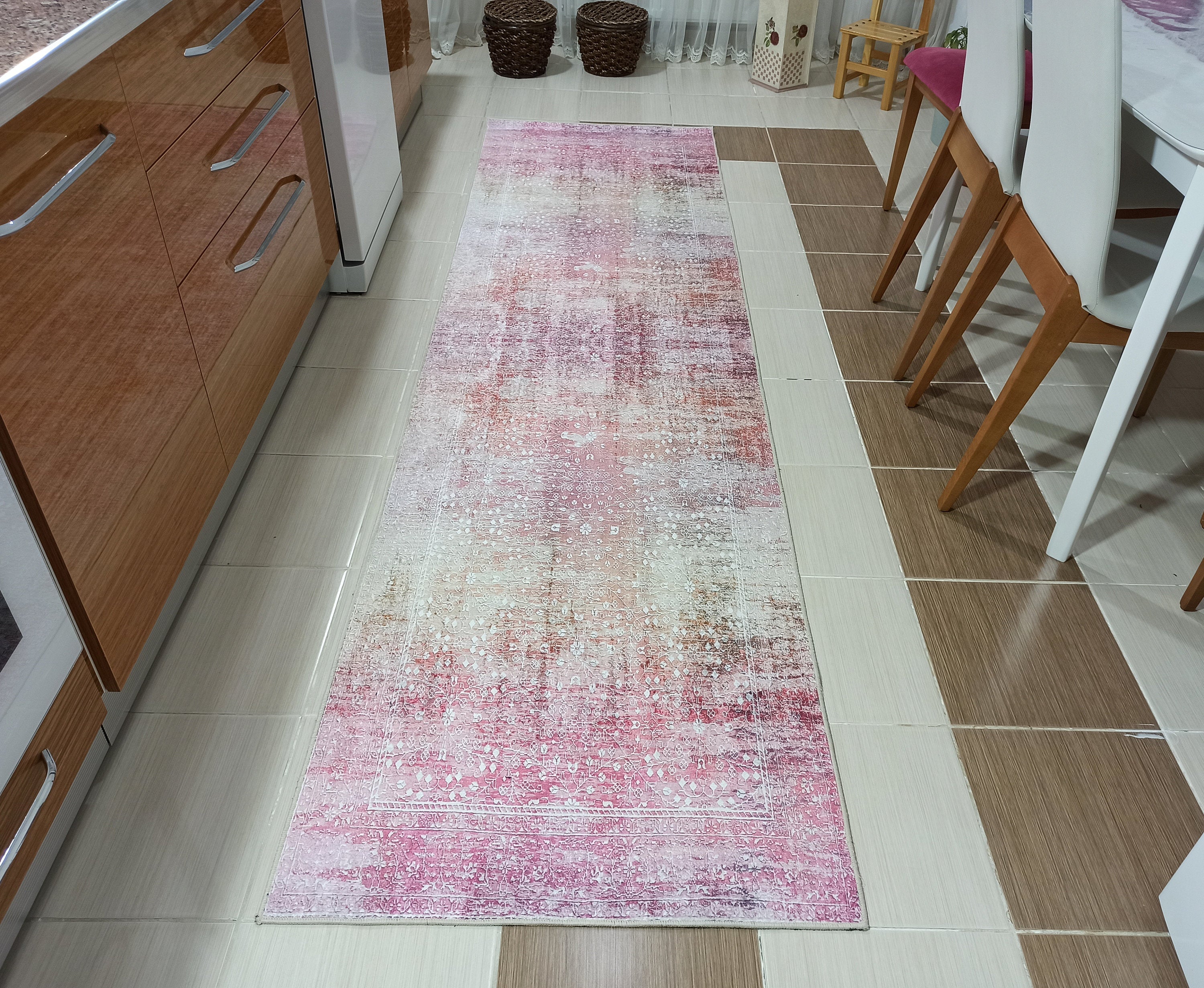 Chloé Rug Turkish Blush Beige Pink White Rug