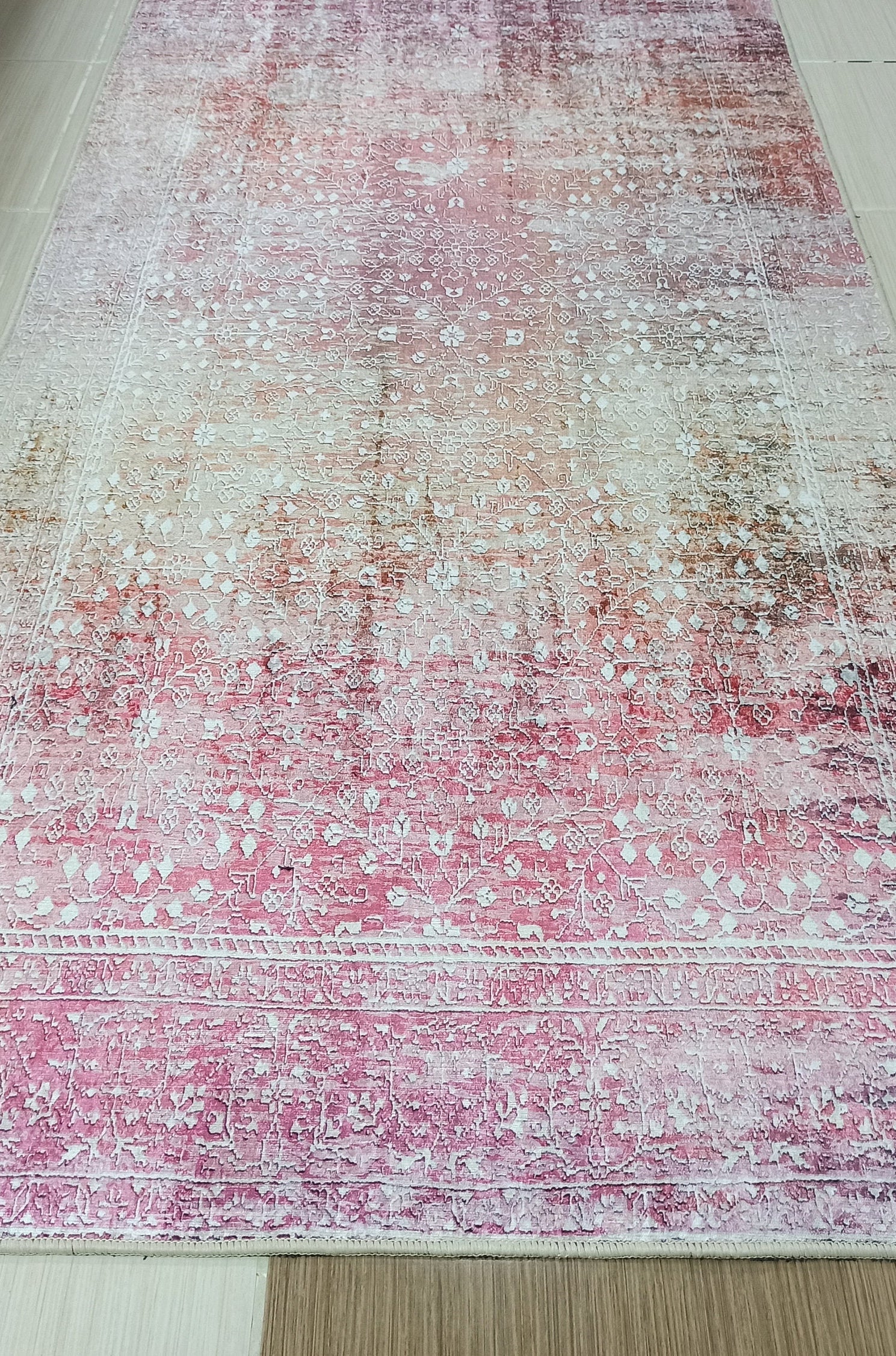 Chloé Rug Turkish Blush Beige Pink White Rug