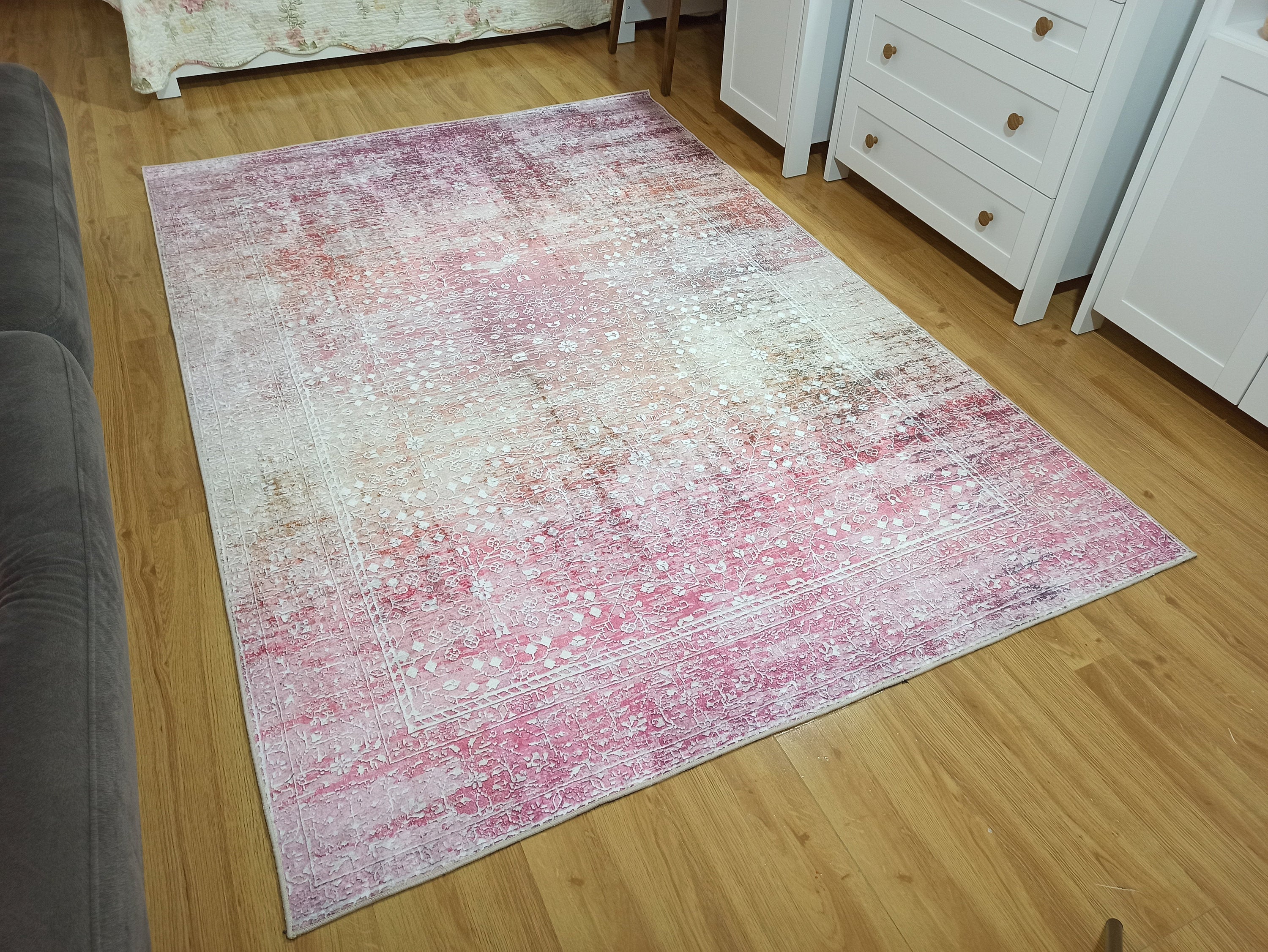 Chloé Rug Turkish Blush Beige Pink White Rug