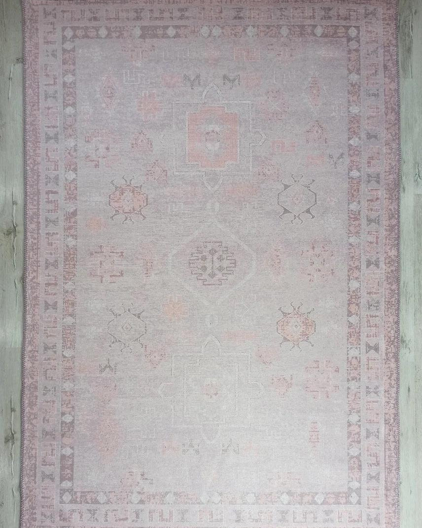 Cole Persian Blush Pink & Natural Beige Rug