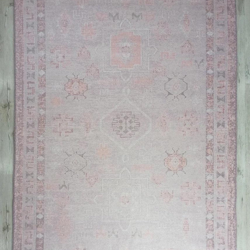 Cole Persian Blush Pink & Natural Beige Rug