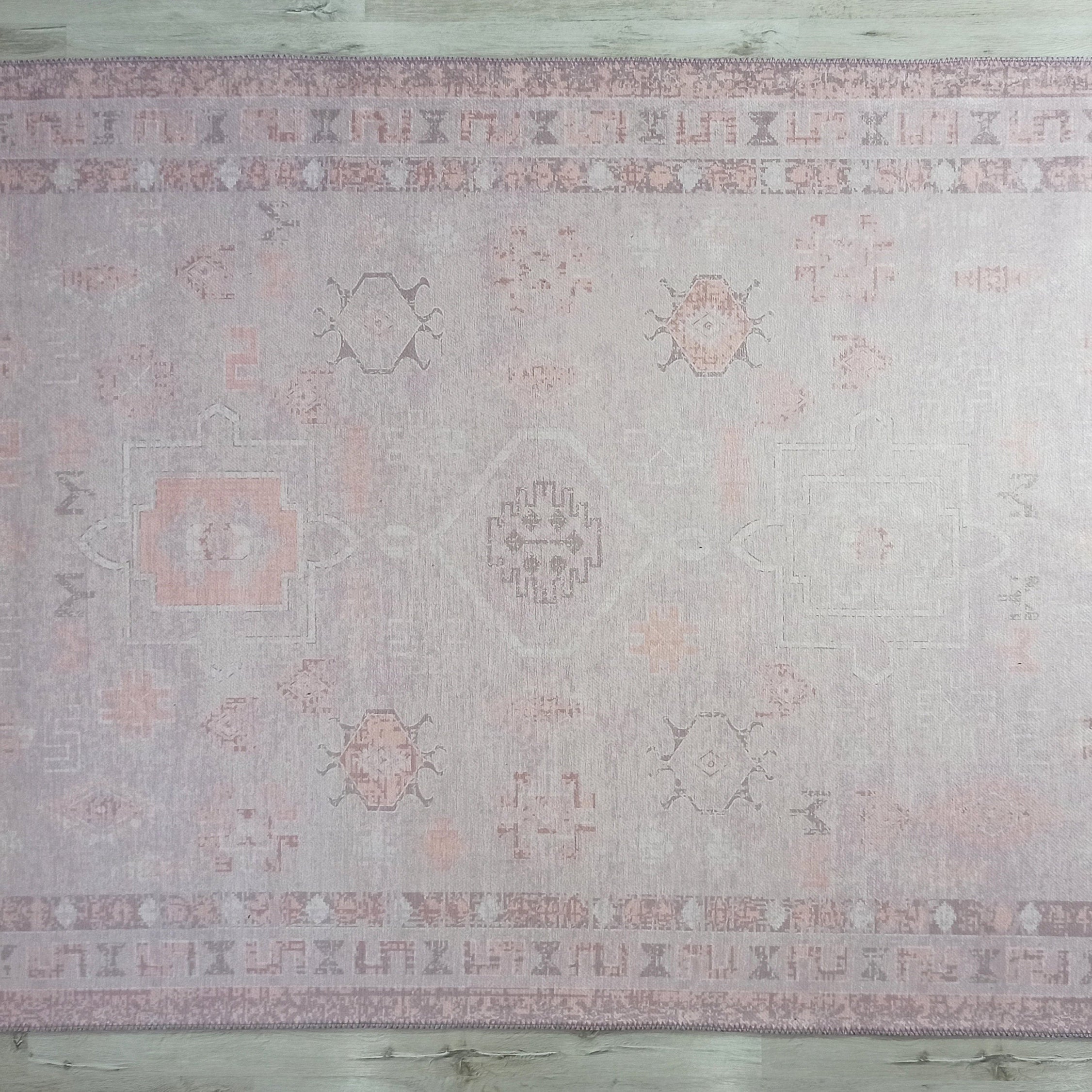Cole Persian Blush Pink & Natural Beige Rug