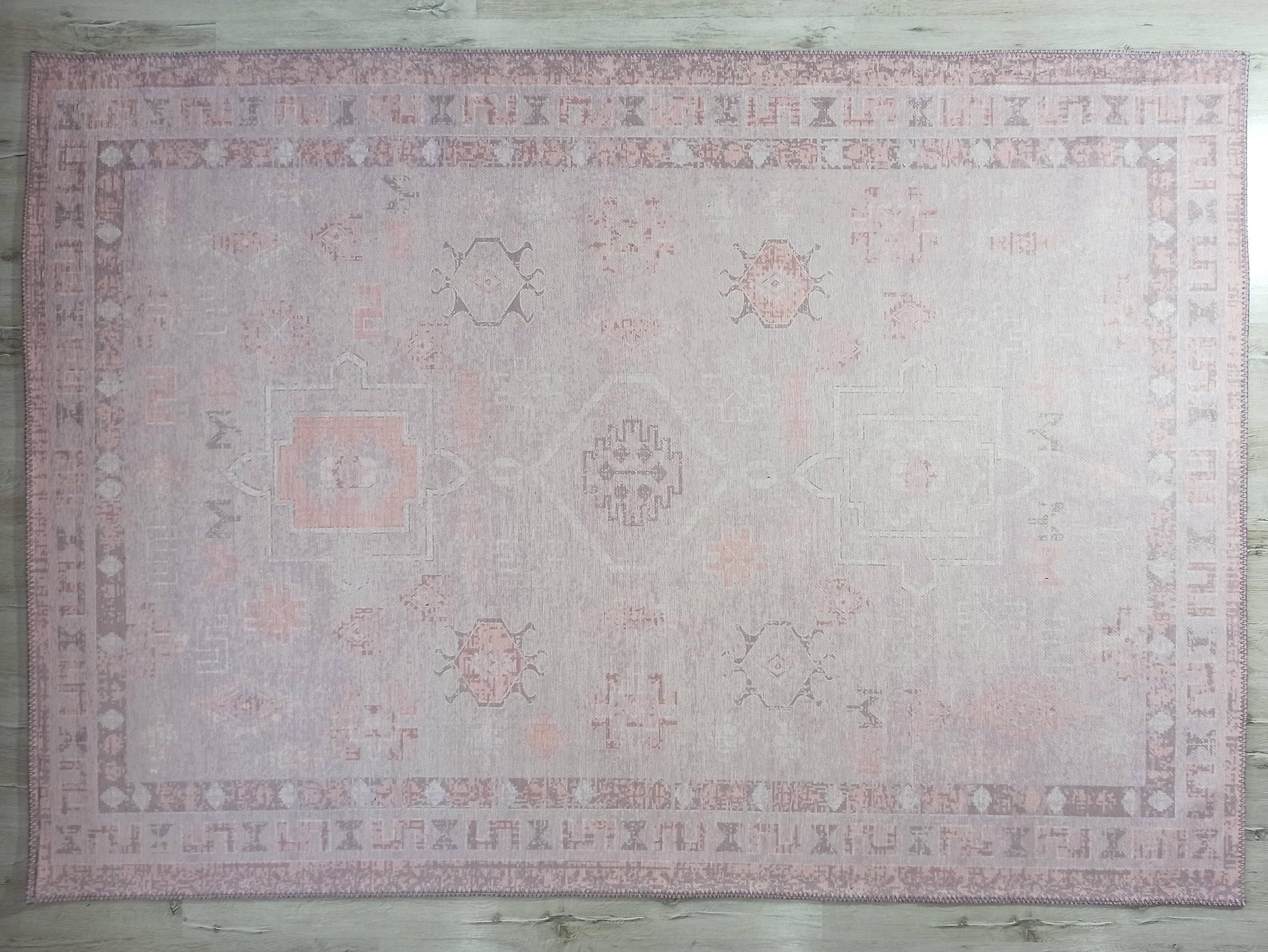 Cole Persian Blush Pink & Natural Beige Rug