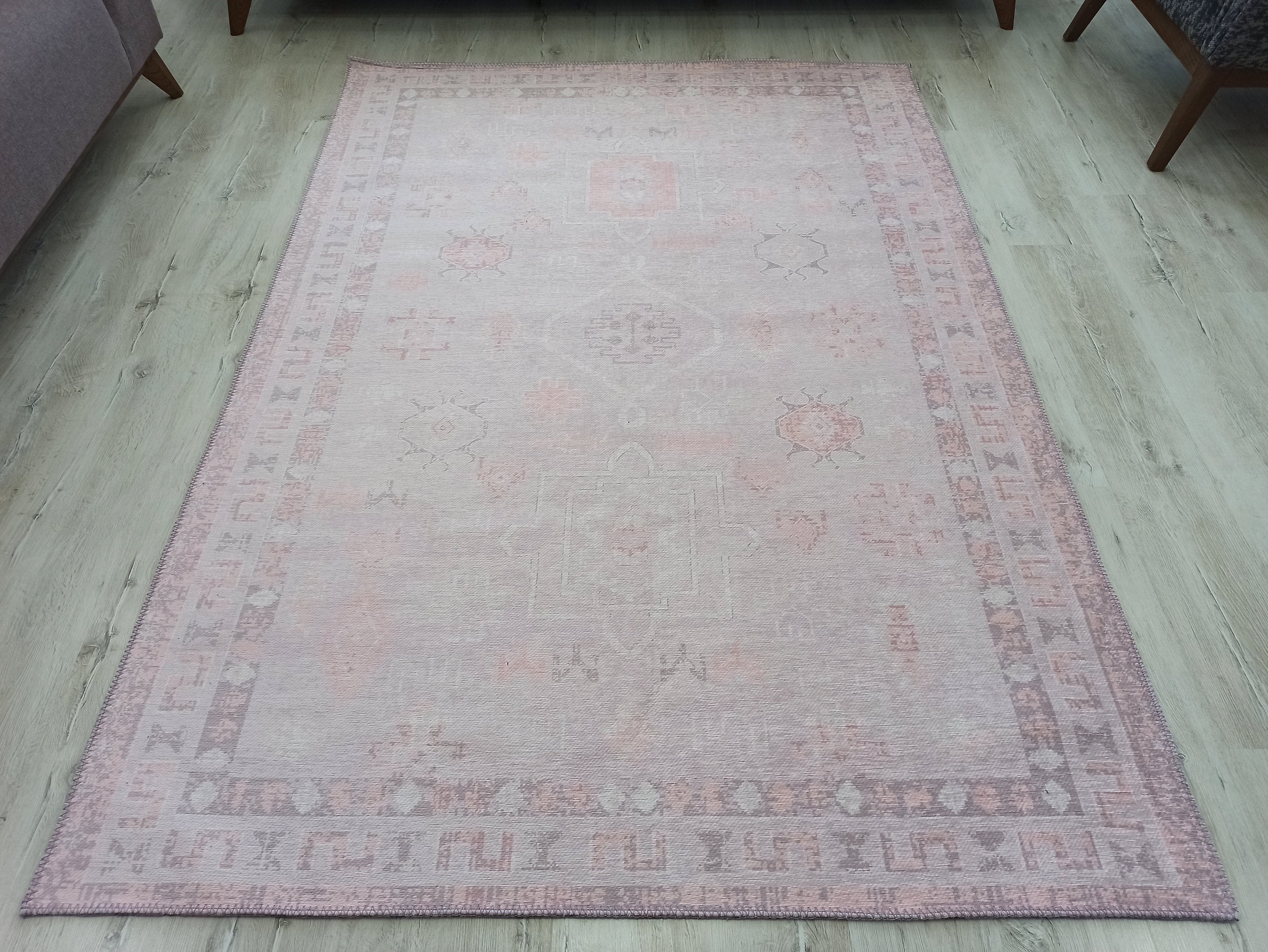 Cole Persian Blush Pink & Natural Beige Rug