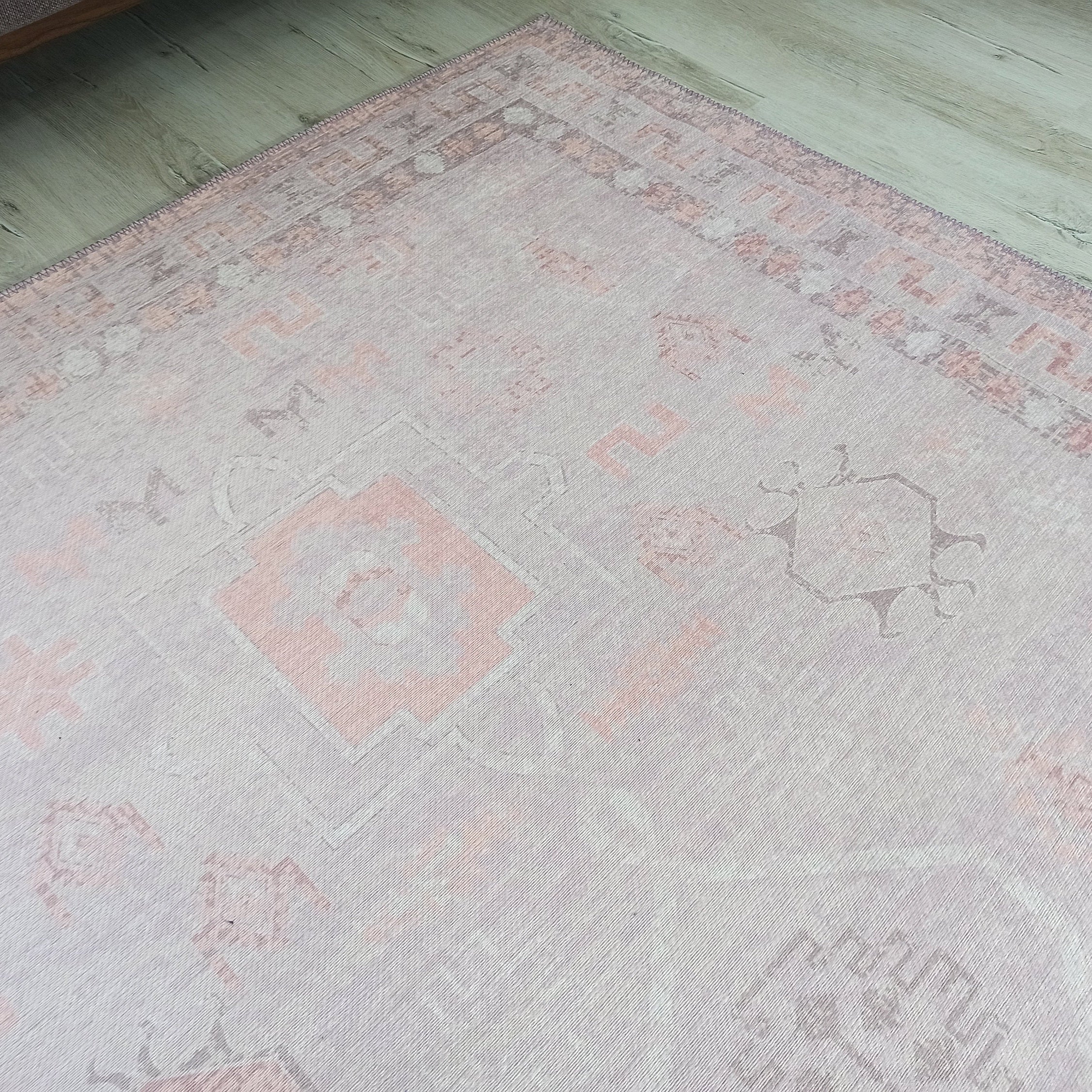 Cole Persian Blush Pink & Natural Beige Rug