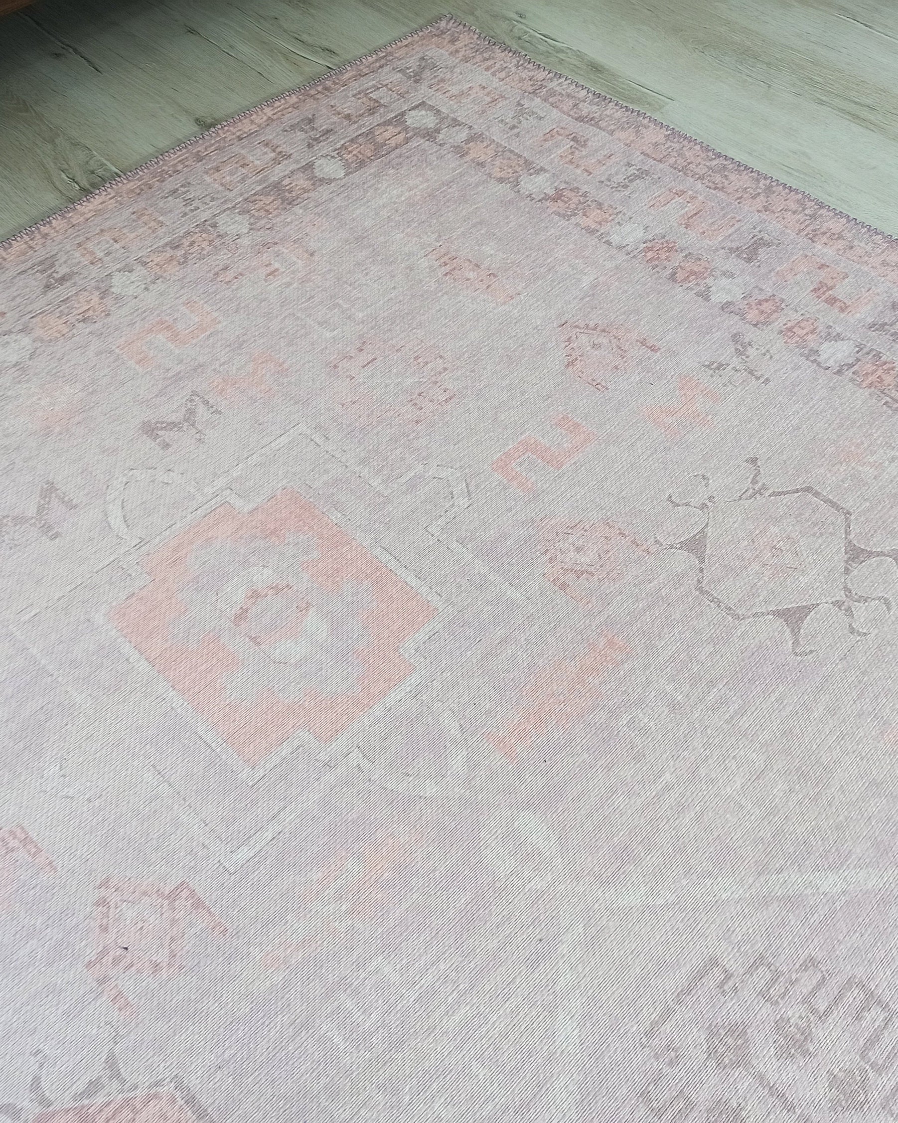 Cole Persian Blush Pink & Natural Beige Rug