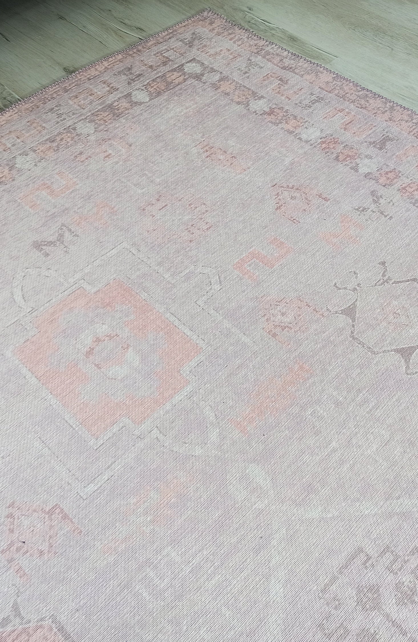 Cole Persian Blush Pink & Natural Beige Rug