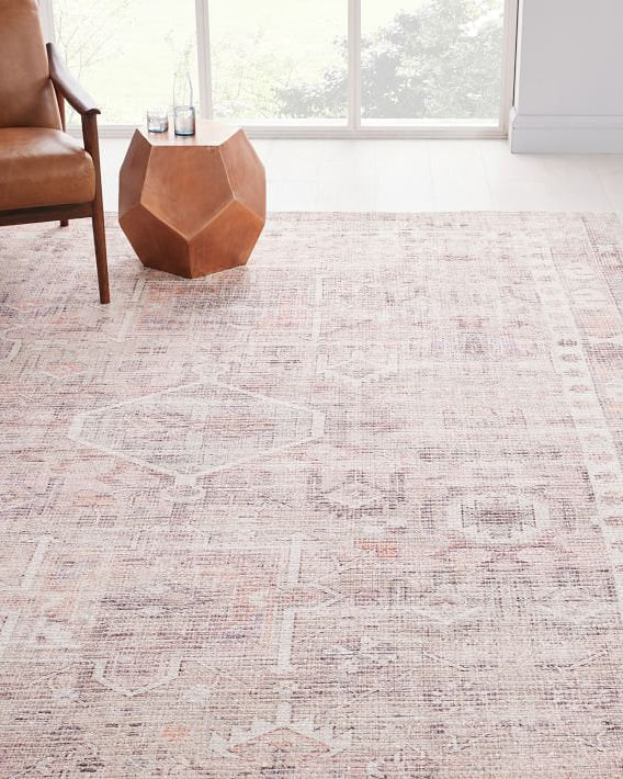 Cole Persian Blush Pink & Natural Beige Rug